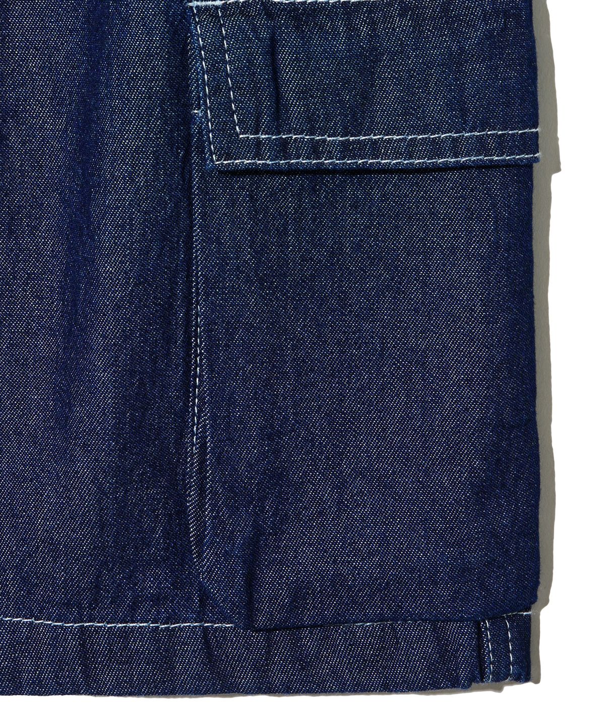브라운브레스 키즈(BROWNBREATH KIDS) KIDS SUMMER DENIM SHORTS - DARK INDIGO
