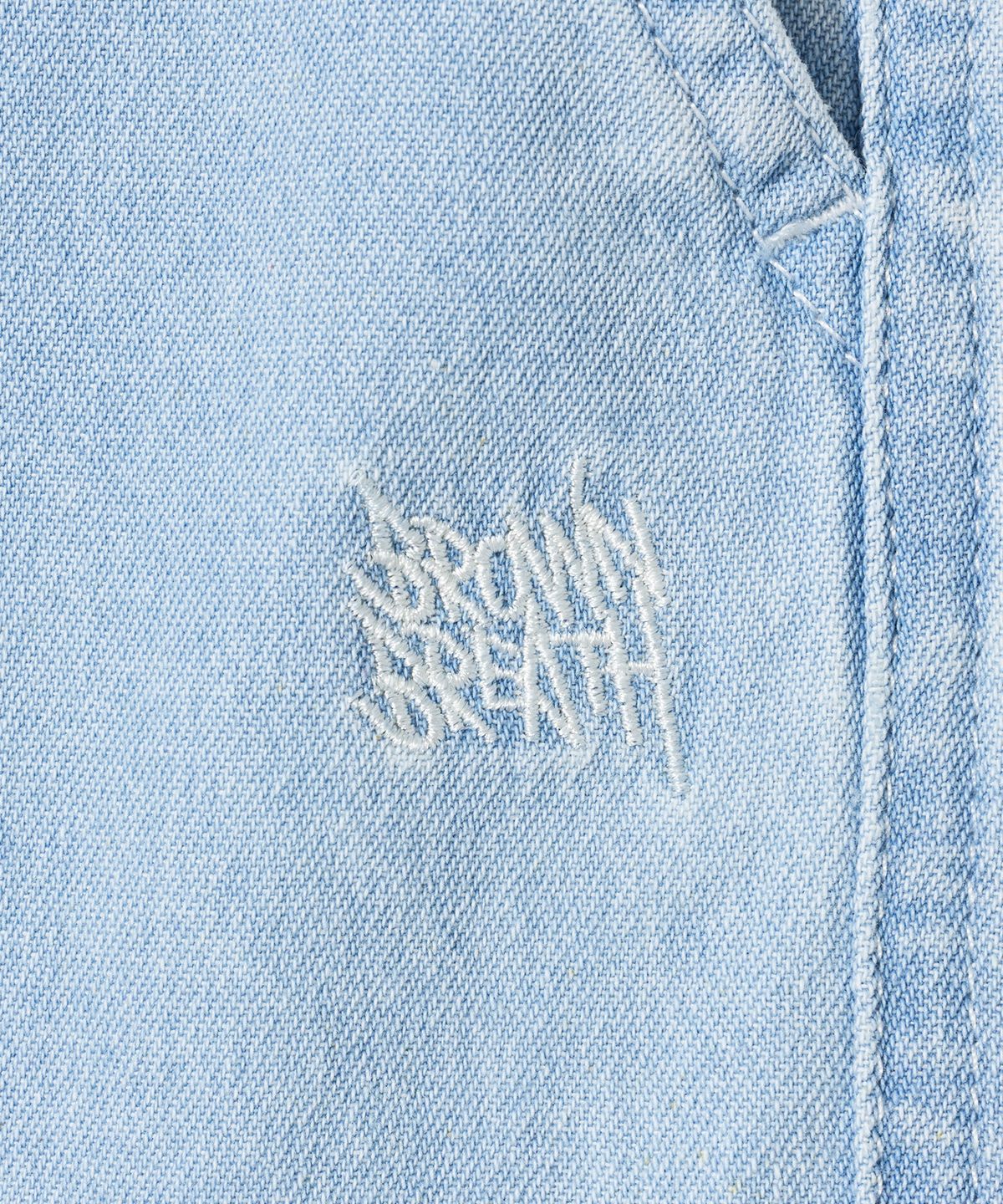 브라운브레스 키즈(BROWNBREATH KIDS) KIDS SUMMER DENIM SHORTS - LIGHT BLUE