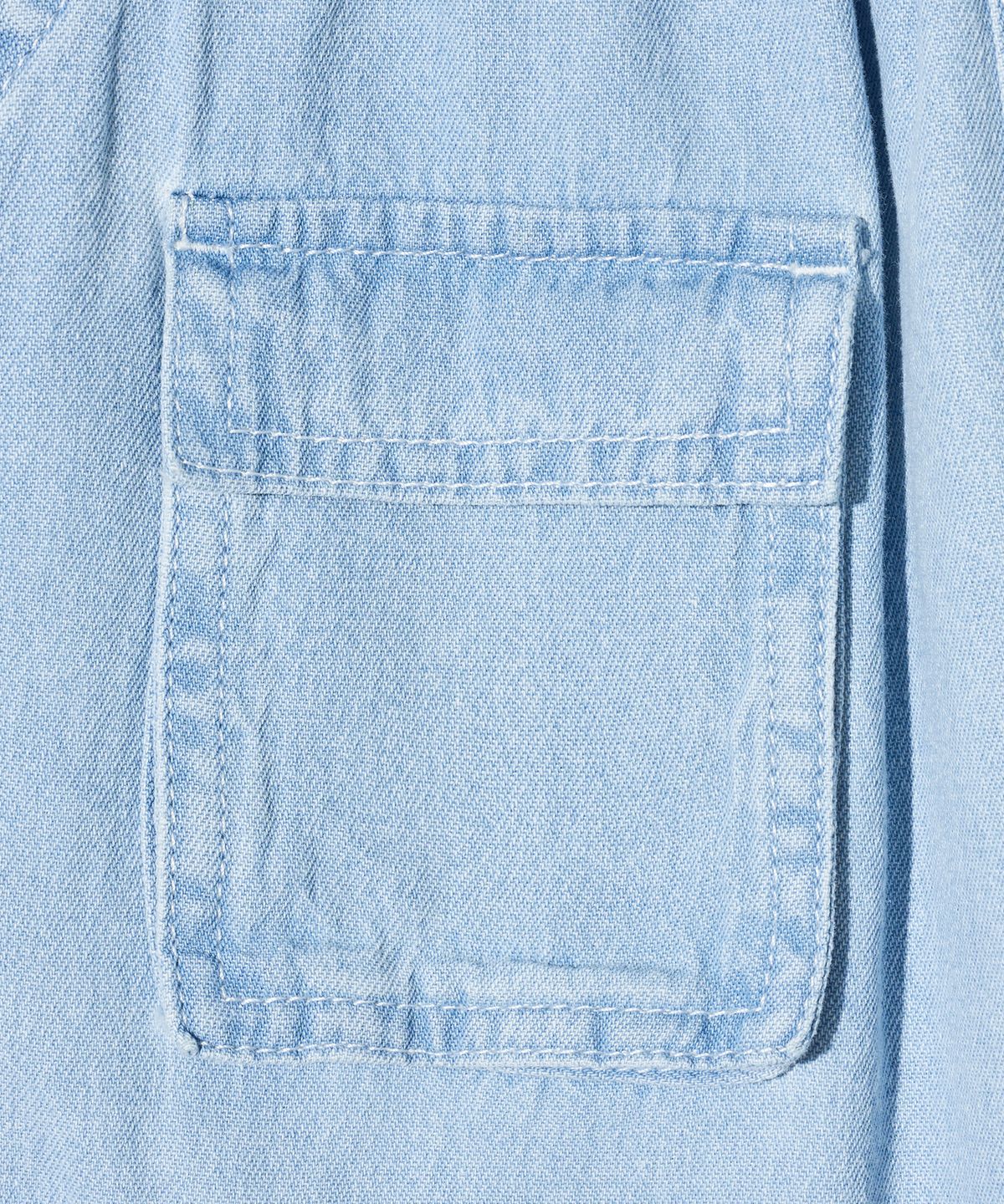 브라운브레스 키즈(BROWNBREATH KIDS) KIDS SUMMER DENIM SHORTS - LIGHT BLUE