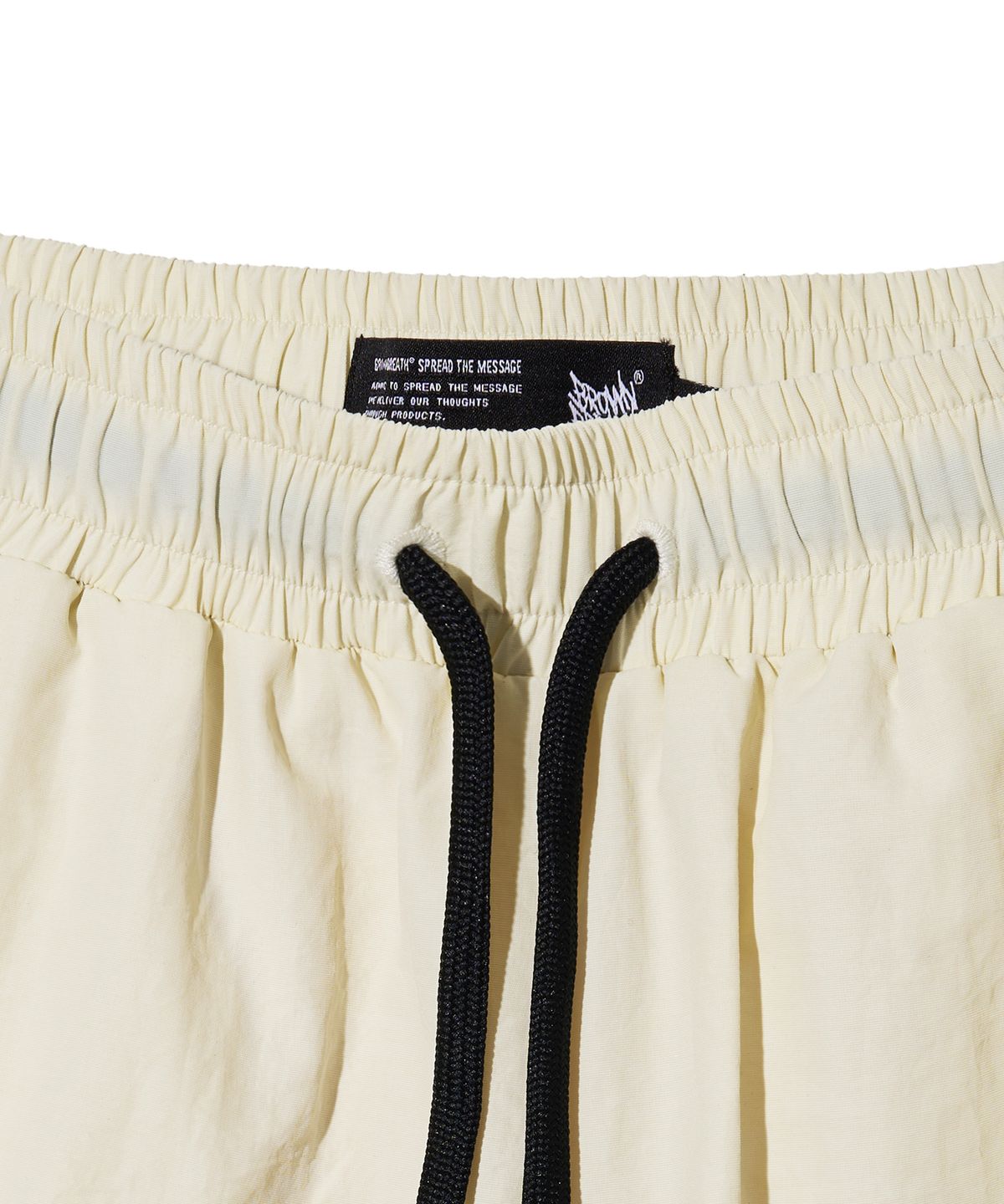 브라운브레스 키즈(BROWNBREATH KIDS) KIDS NYLON UTILITY SHORTS - CREAM