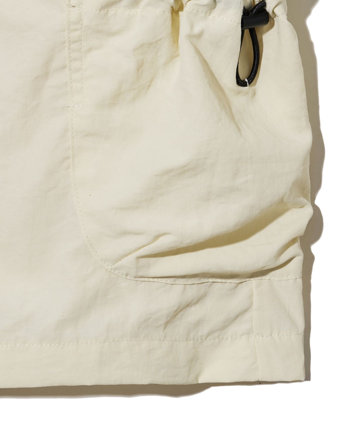 브라운브레스 키즈(BROWNBREATH KIDS) KIDS NYLON UTILITY SHORTS - CREAM
