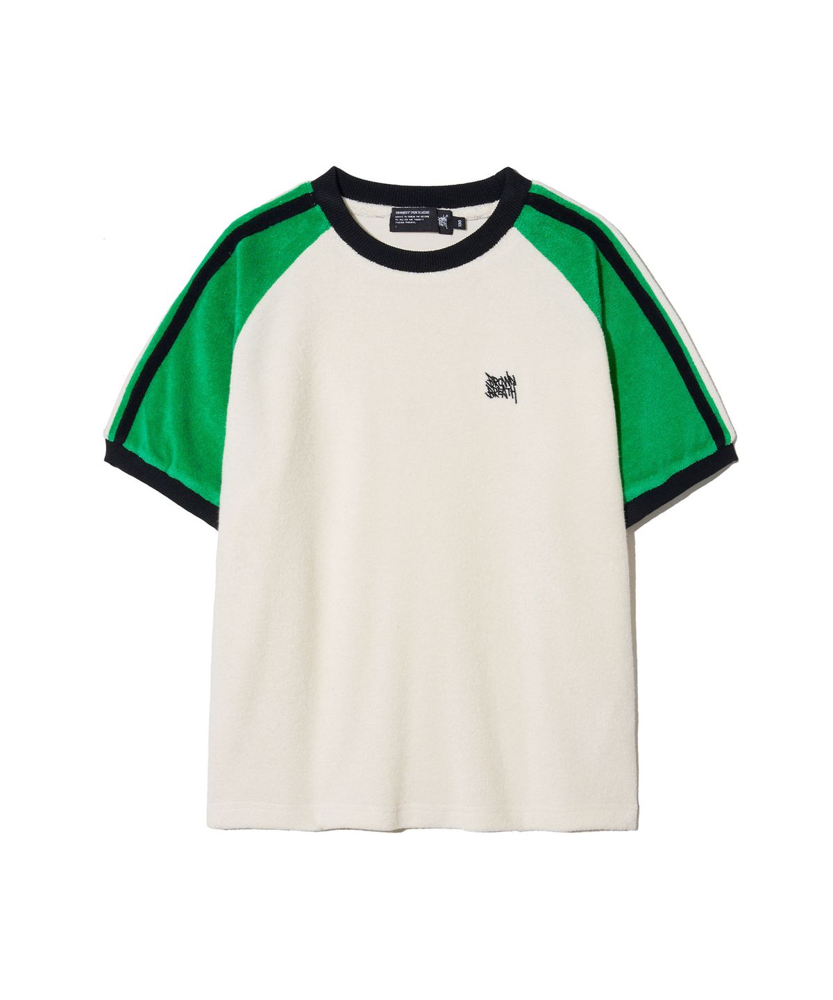 브라운브레스 키즈(BROWNBREATH KIDS) KIDS TAG TERRY TEE - GREEN