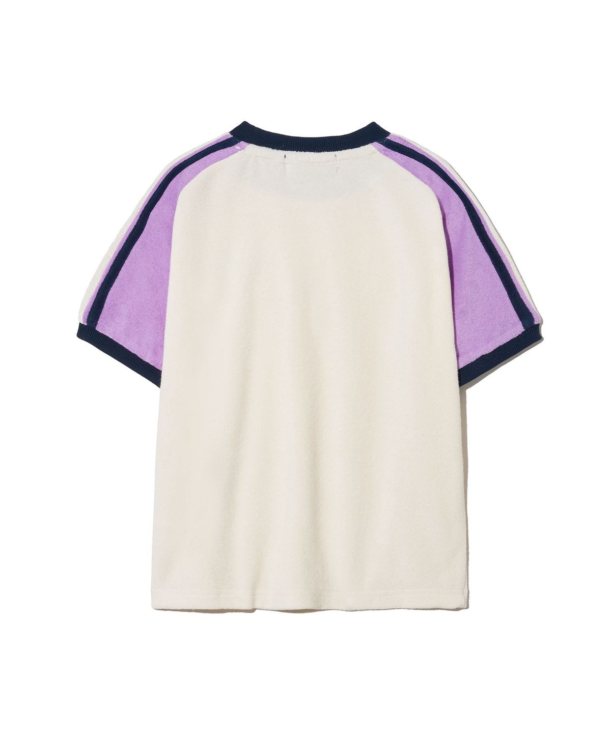 브라운브레스 키즈(BROWNBREATH KIDS) KIDS TAG TERRY TEE - PURPLE