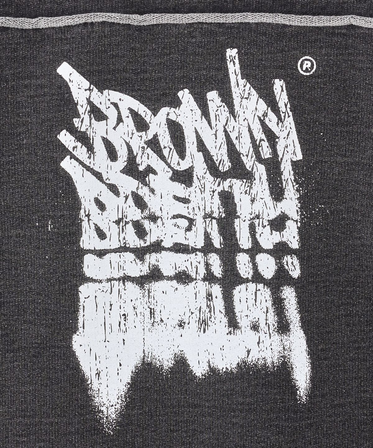 브라운브레스 키즈(BROWNBREATH KIDS) KIDS TAG DENIM TEE - BLACK