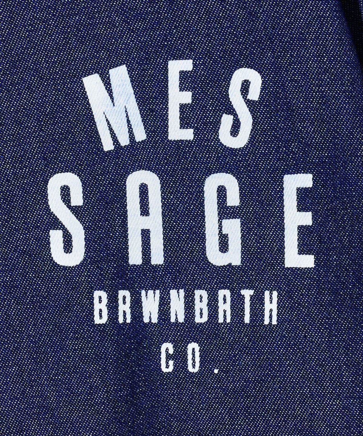 브라운브레스 키즈(BROWNBREATH KIDS) KIDS SUMMER DENIM SHIRTS - DARK INDIGO