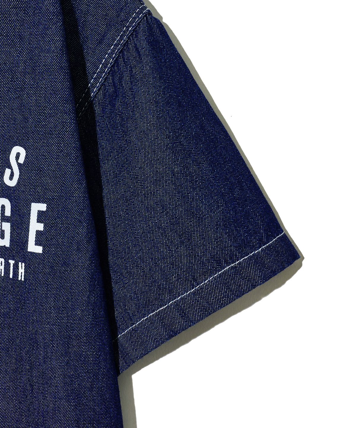 브라운브레스 키즈(BROWNBREATH KIDS) KIDS SUMMER DENIM SHIRTS - DARK INDIGO