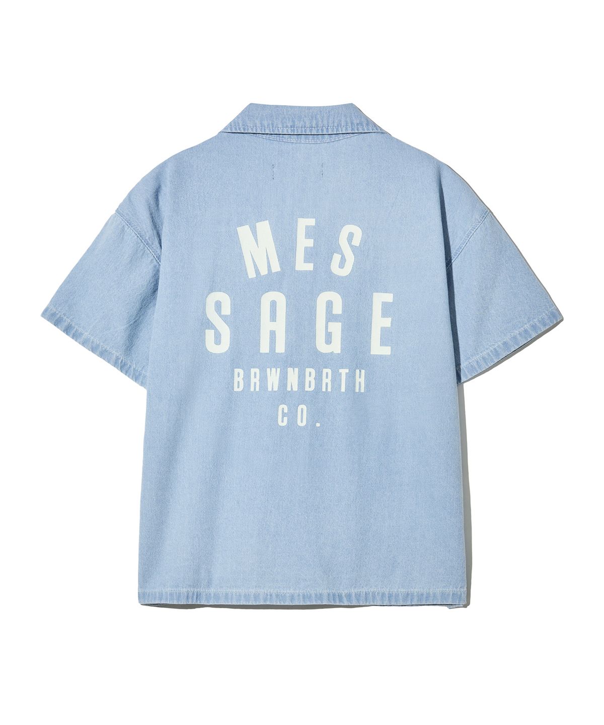 브라운브레스 키즈(BROWNBREATH KIDS) KIDS SUMMER DENIM SHIRTS - LIGHT BLUE