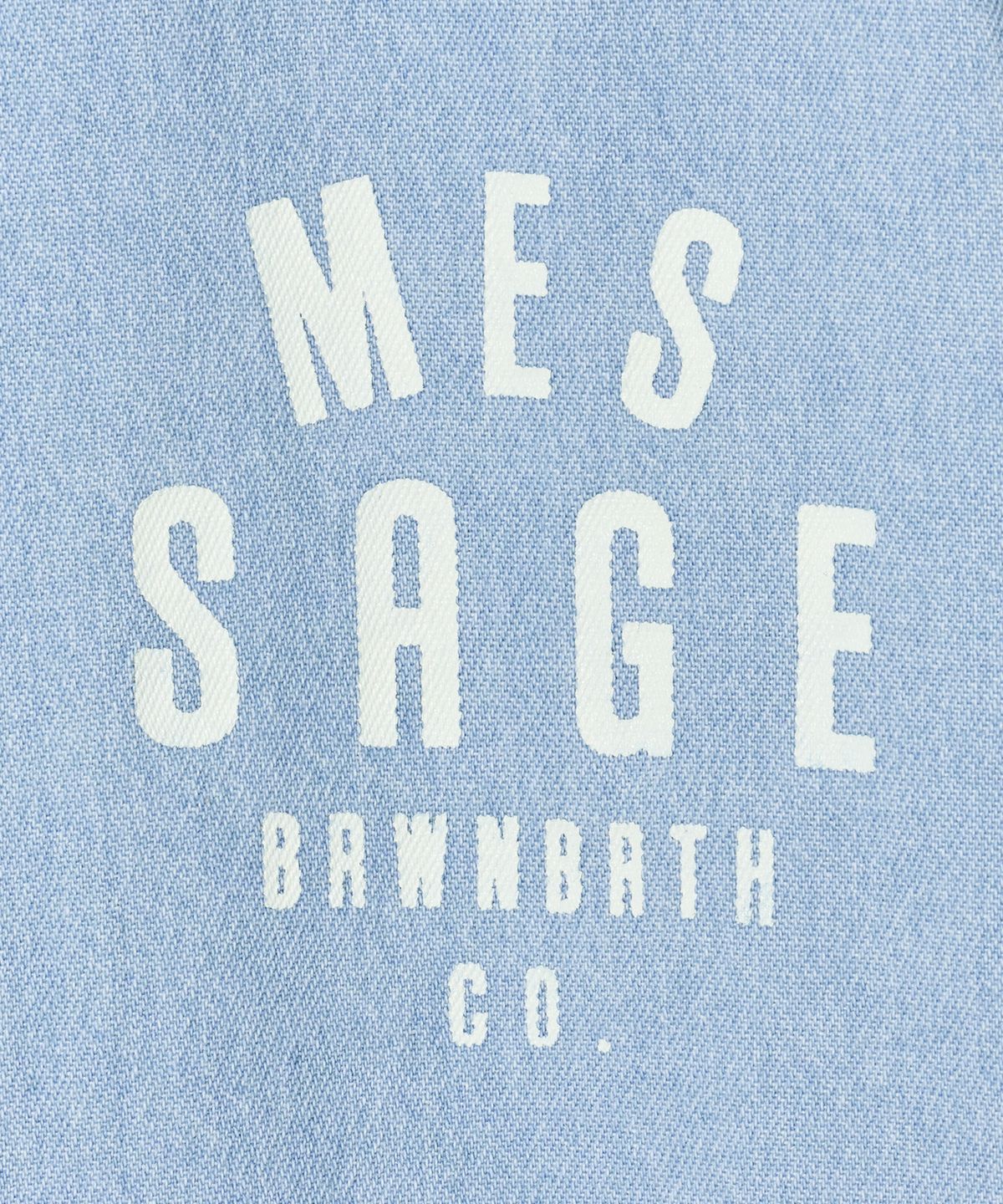 브라운브레스 키즈(BROWNBREATH KIDS) KIDS SUMMER DENIM SHIRTS - LIGHT BLUE