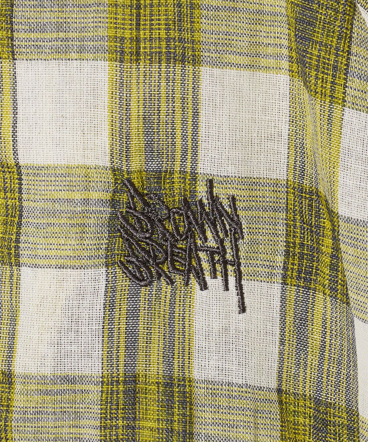 브라운브레스 키즈(BROWNBREATH KIDS) KIDS CHECK HOOD JACKET - YELLOW