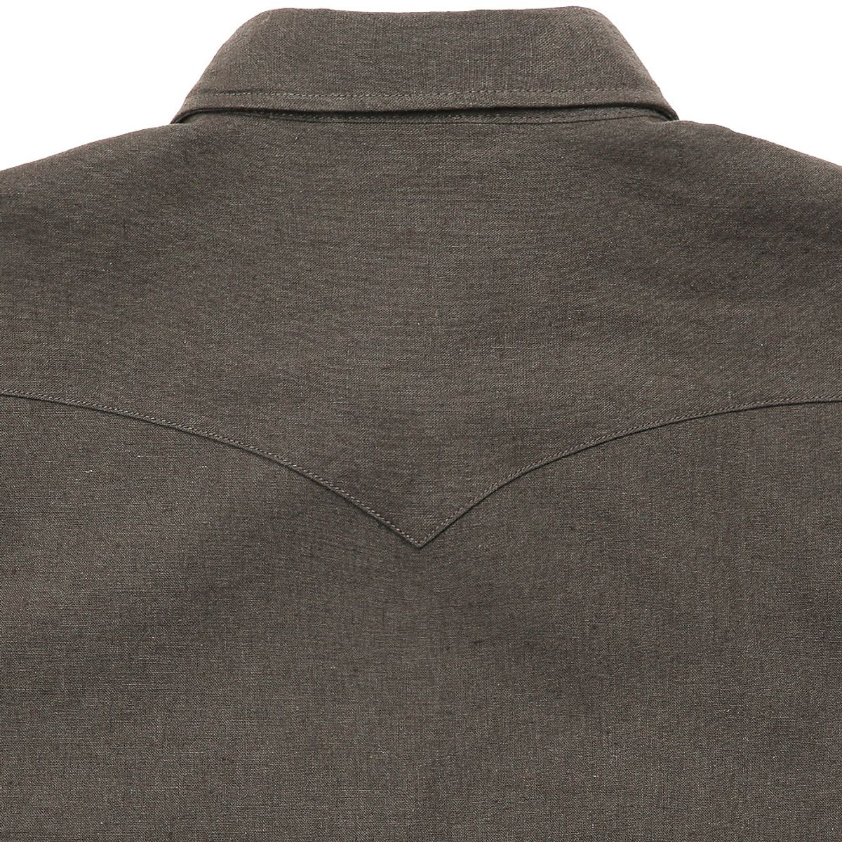 솔티(SORTIE) 034 Linen Western Shirts (Charcoal Brown)