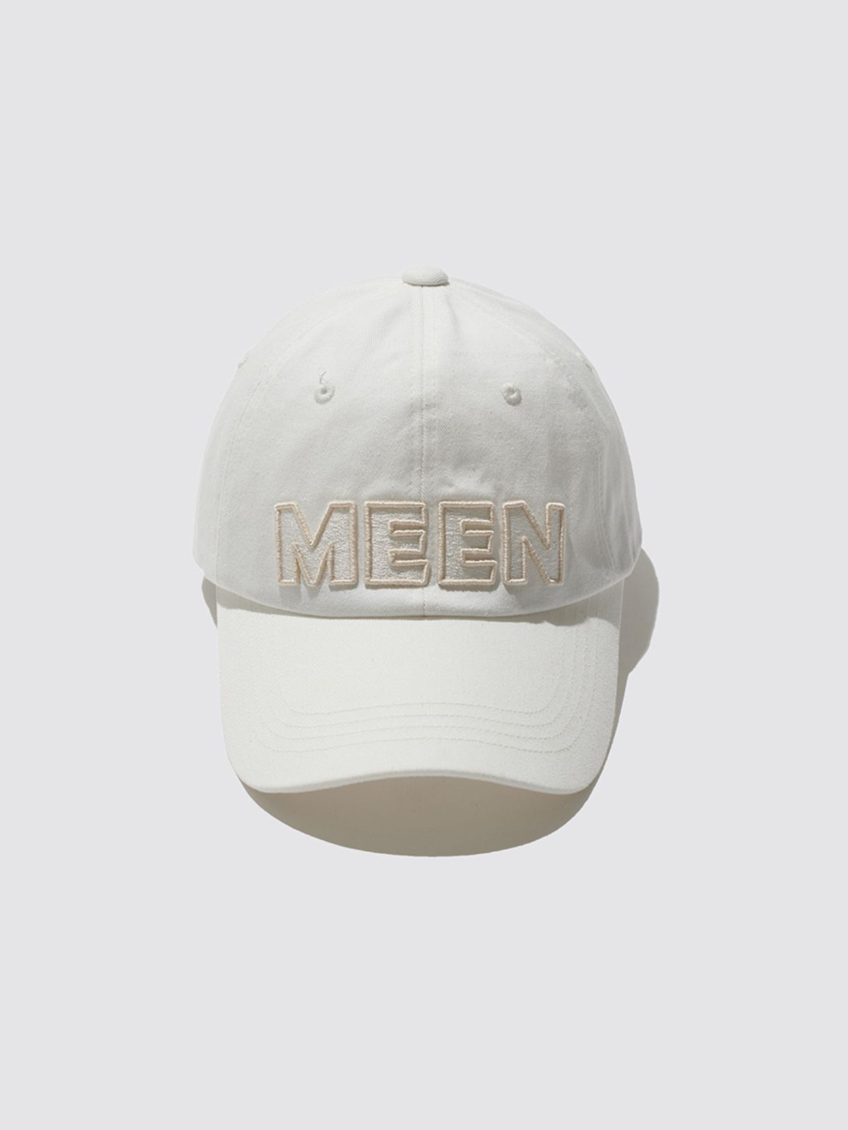 민더리(MEENDERI) MEEN BALL CAP - WHITE