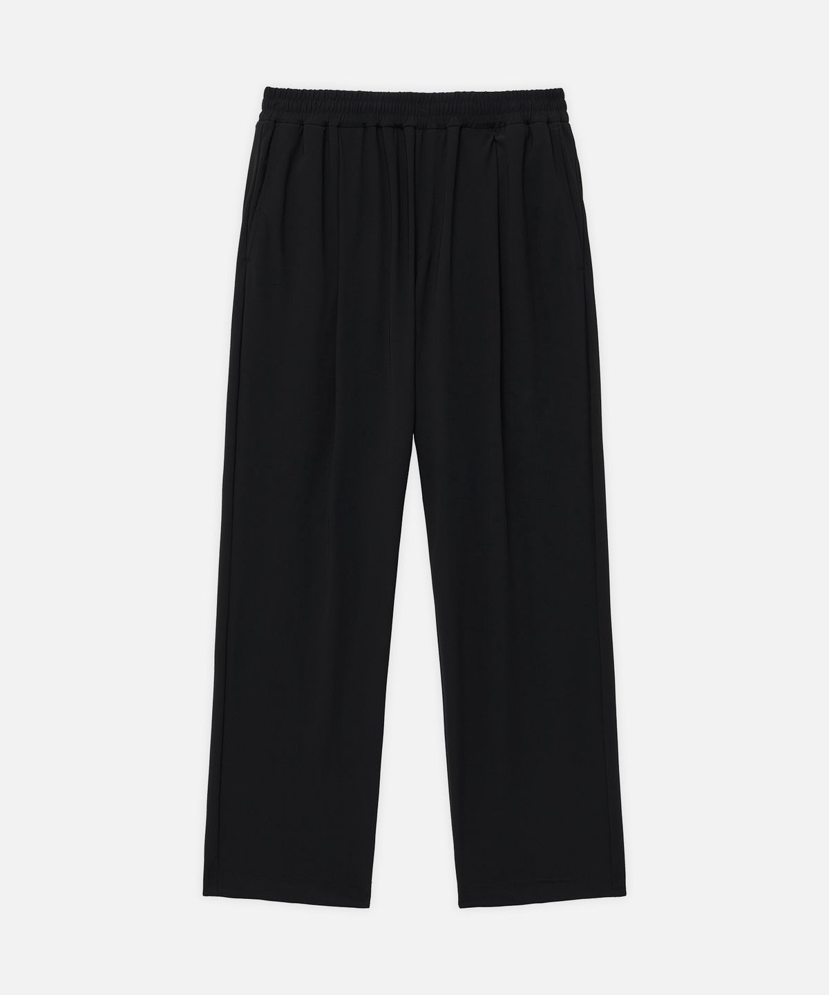 드로우핏(DRAW FIT) [패션플래닛X드로우핏] 쿨링 릴렉스드 테이퍼드 밴딩 팬츠 [BLACK]