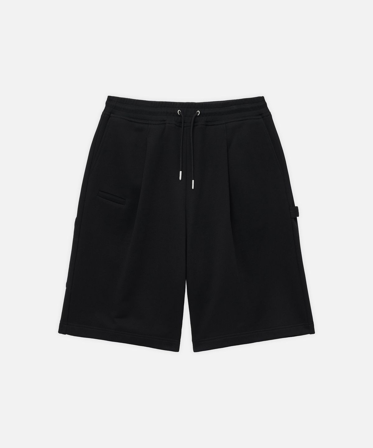 드로우핏(DRAW FIT) [DRAW FIT X DAILY ROOM] 로버스트 버뮤다 스웻 팬츠 [BLACK]