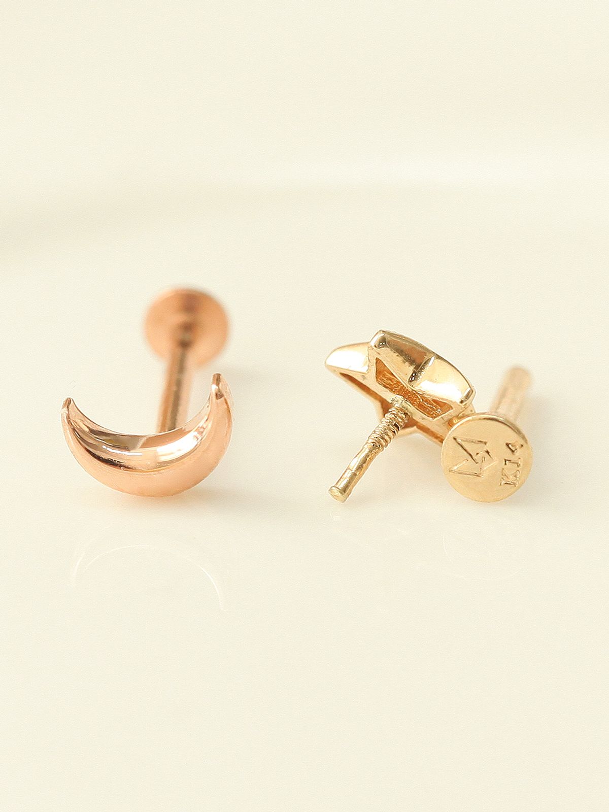 미니멀피어싱(MINIMALPIERCING) 14K 인터널 통통 달 별 라블렛 피어싱