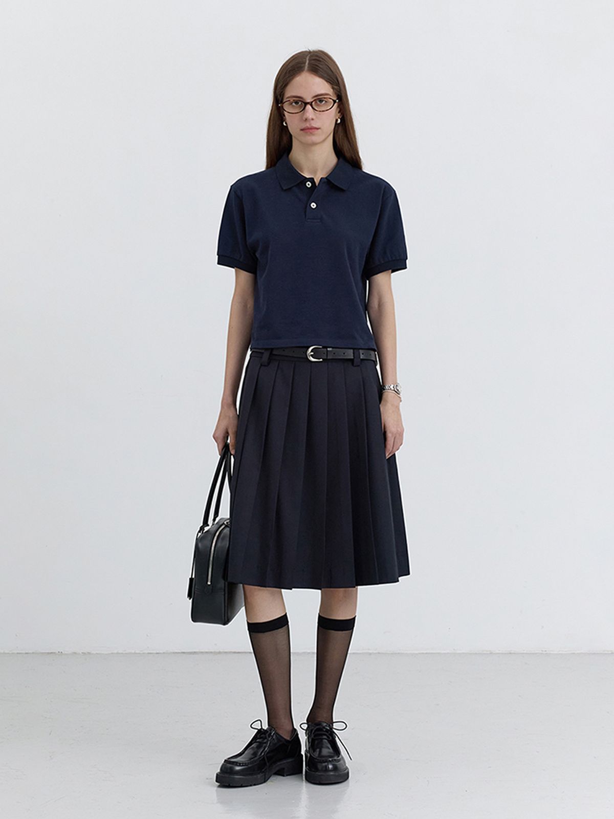 던스트(DUNST) ESSENTIAL POLO SHIRT_UDTS5B229_NAVY