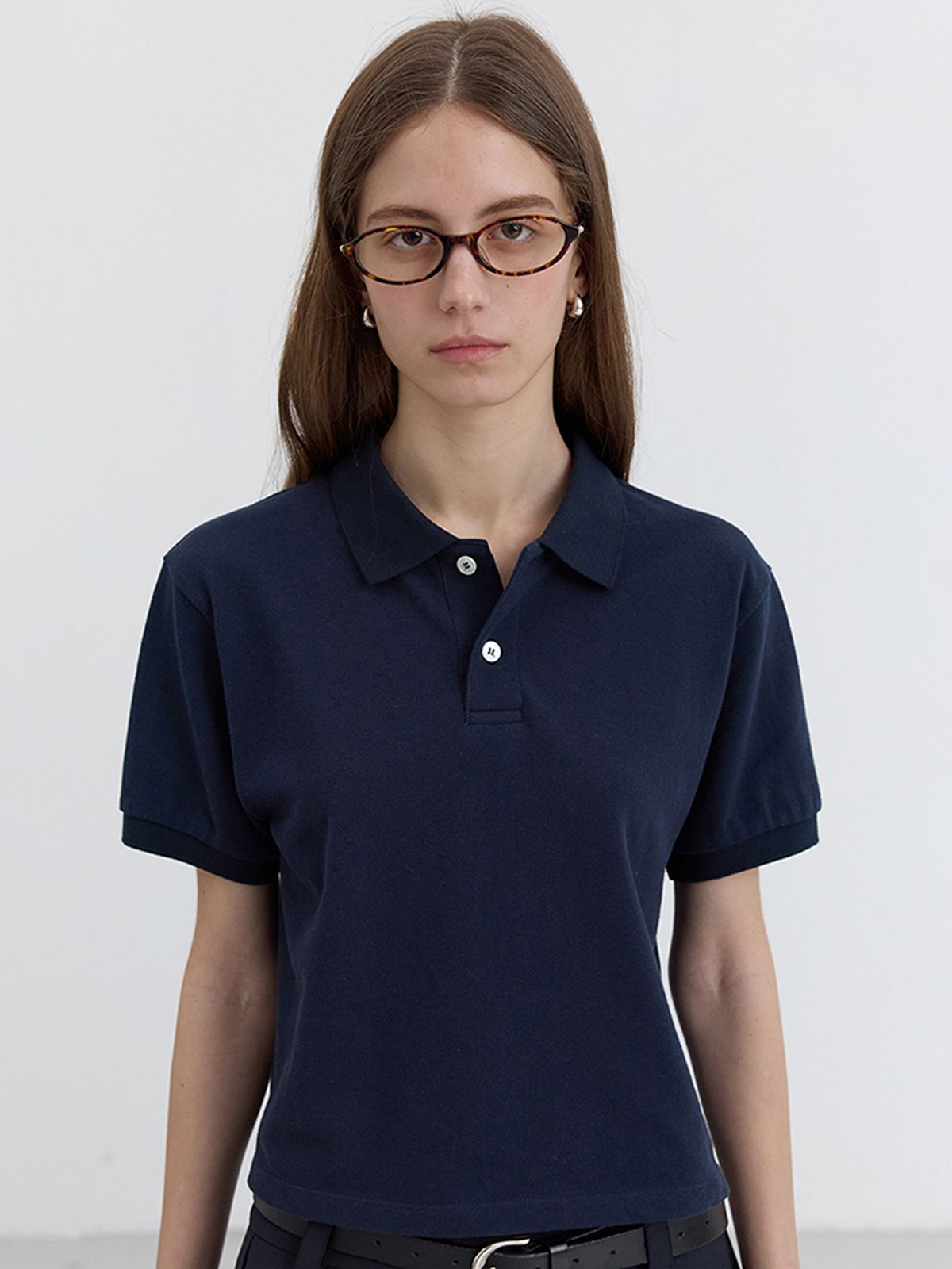 던스트(DUNST) ESSENTIAL POLO SHIRT_UDTS5B229_NAVY