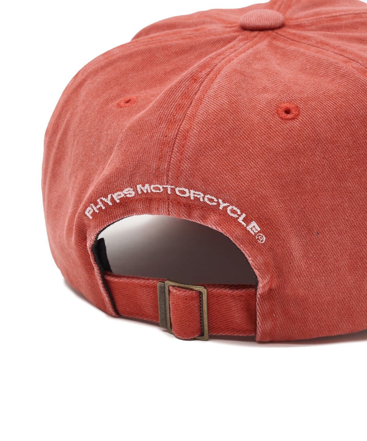 핍스 모터사이클(PHYPS MOTORCYCLE) Racing Vintage Washing Cap Red