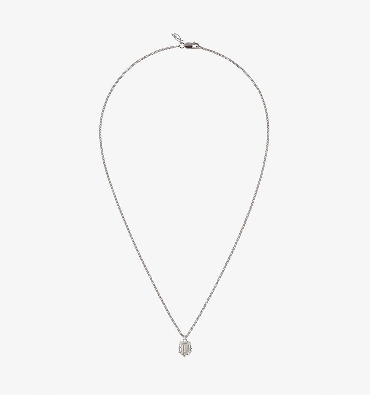 51퍼센트(51PERCENT) Clear Hug Necklace - Silver