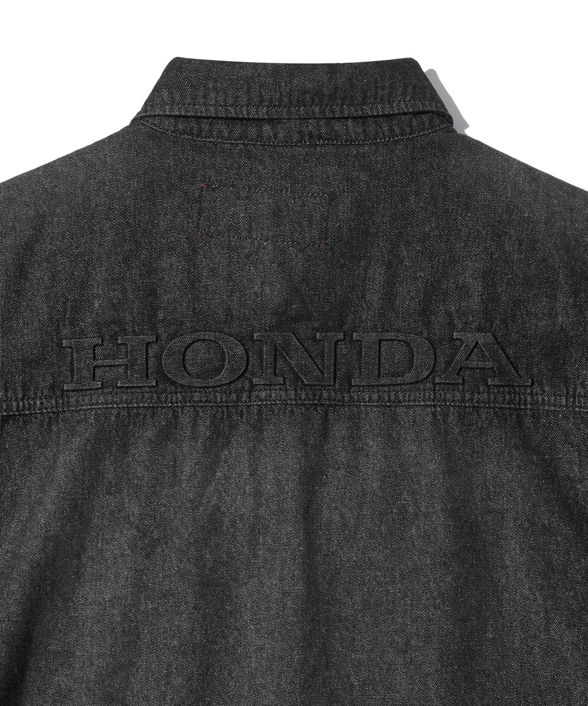 핍스 모터사이클(PHYPS MOTORCYCLE) Denim Carpenter Half Sleeve Shirts Black
