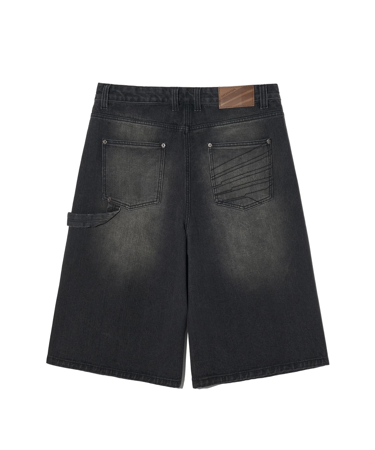 핍스 모터사이클(PHYPS MOTORCYCLE) Wing Logo Carpenter Bermuda Pants Charcoal