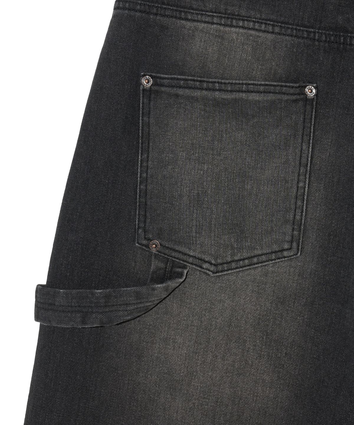 핍스 모터사이클(PHYPS MOTORCYCLE) Wing Logo Carpenter Bermuda Pants Charcoal
