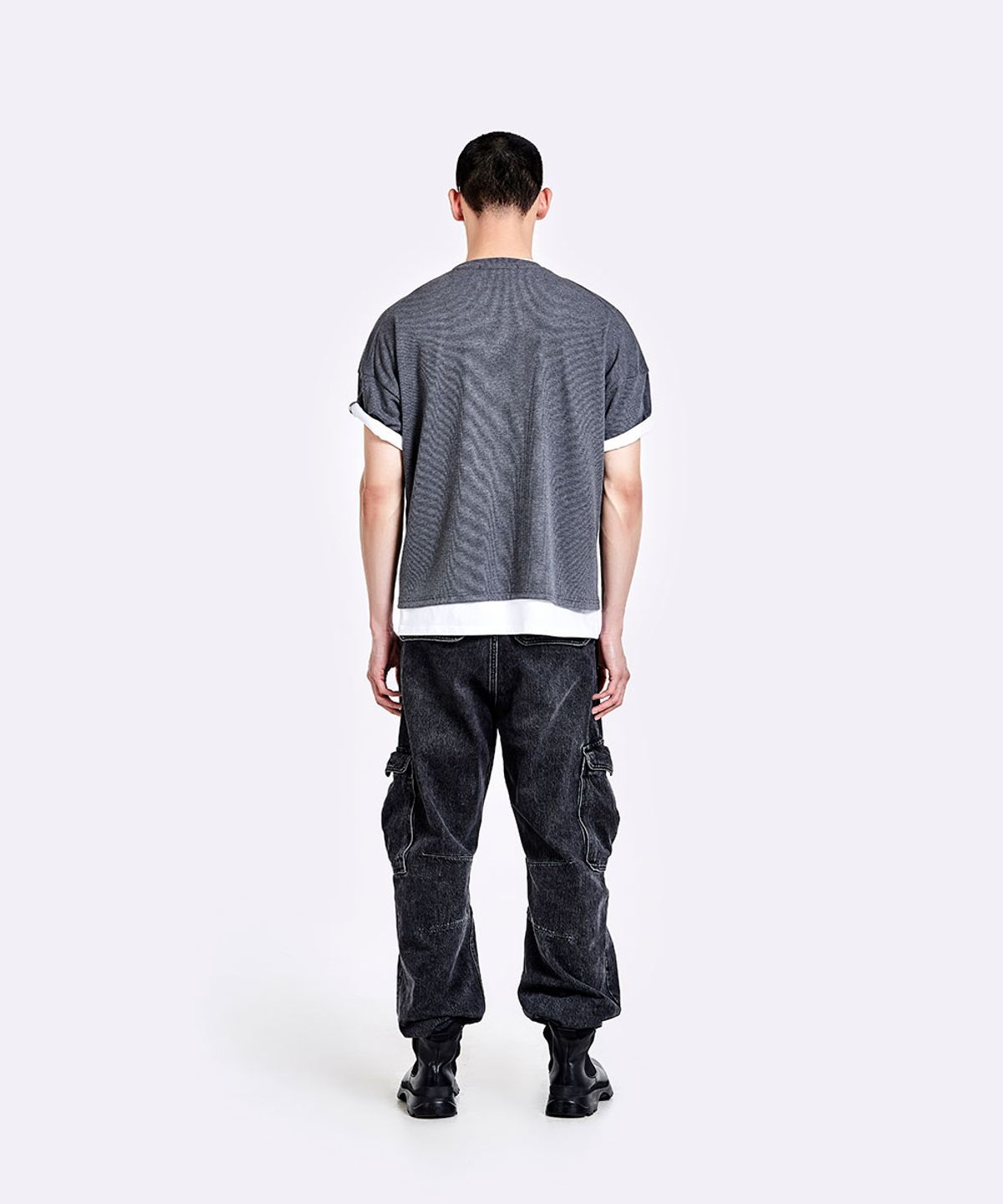 51퍼센트(51PERCENT) Layered T-shirt - Grey