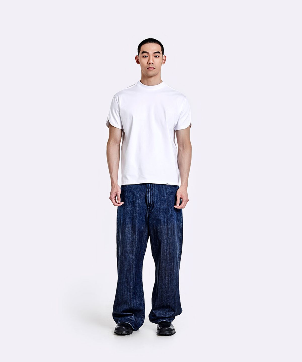 51퍼센트(51PERCENT) Side thong t-shirt - White