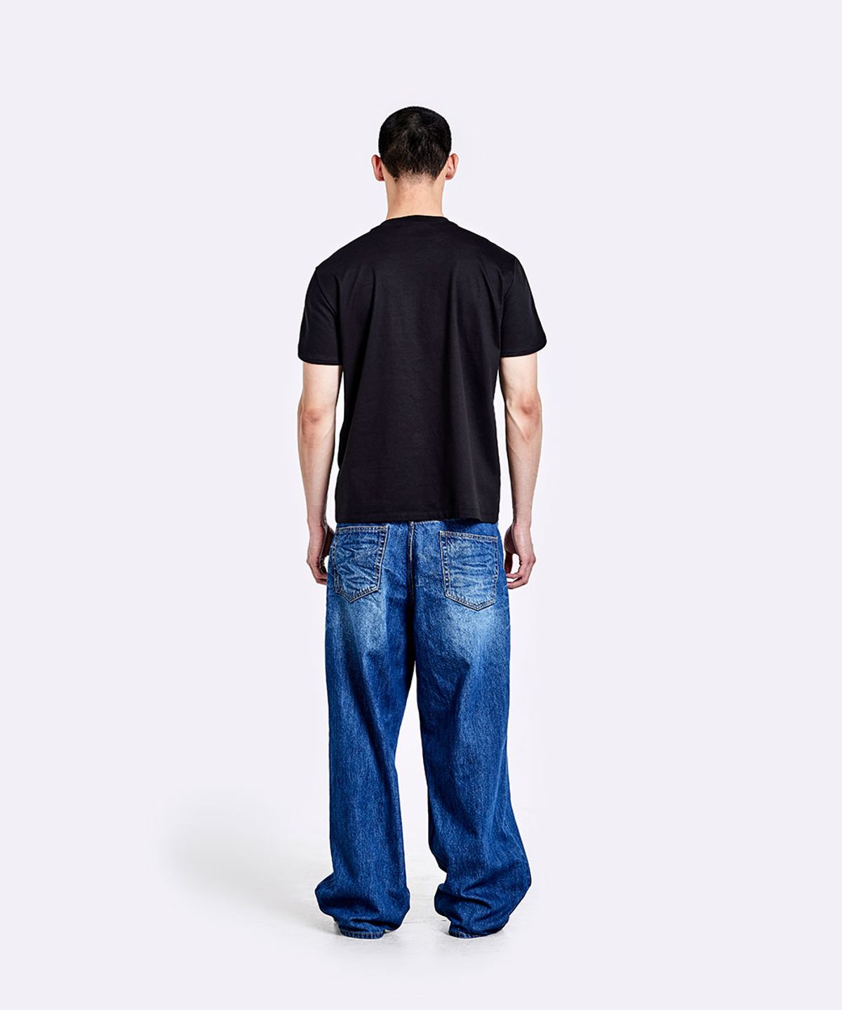 51퍼센트(51PERCENT) Side thong t-shirt - Black
