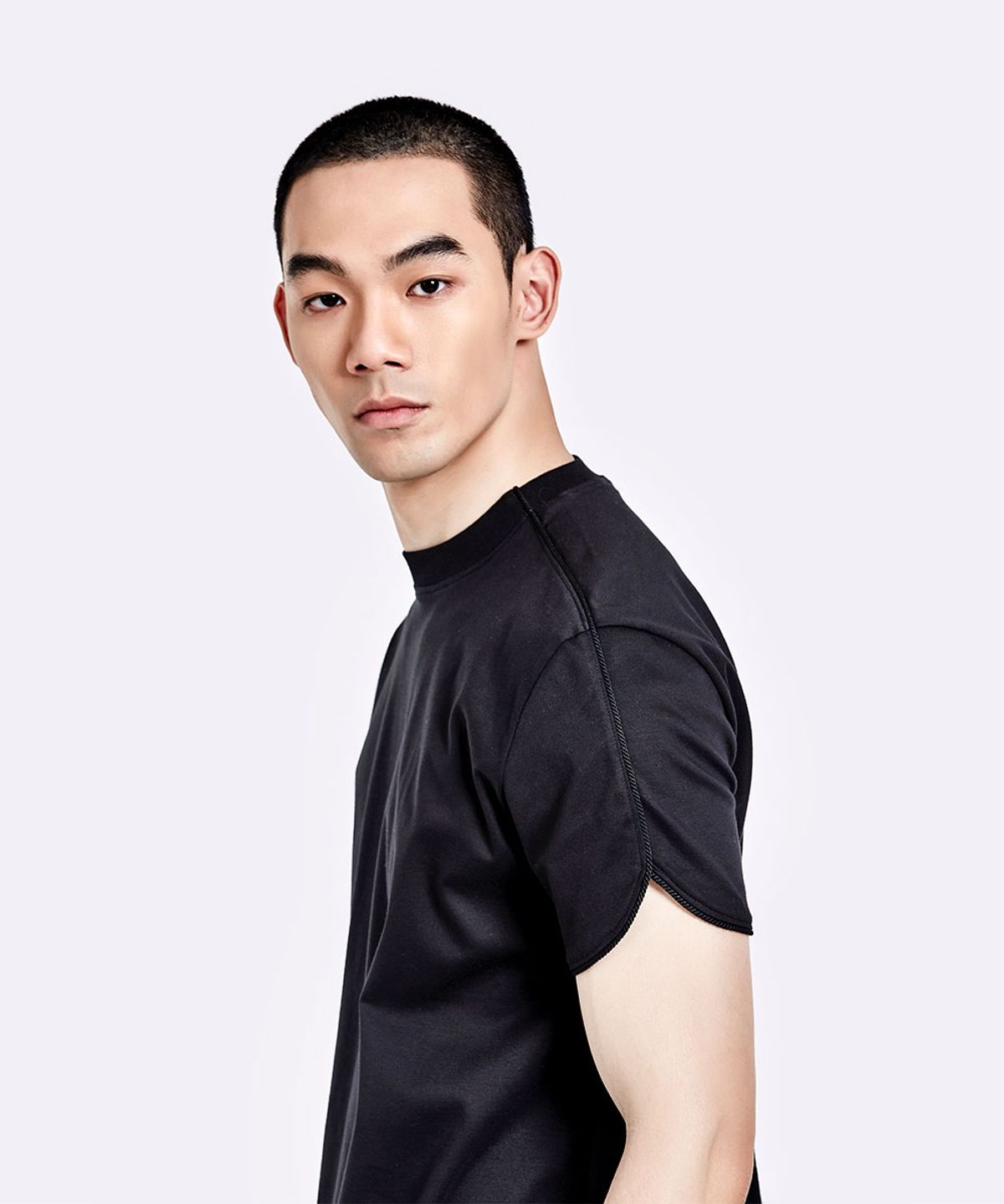 51퍼센트(51PERCENT) Side thong t-shirt - Black