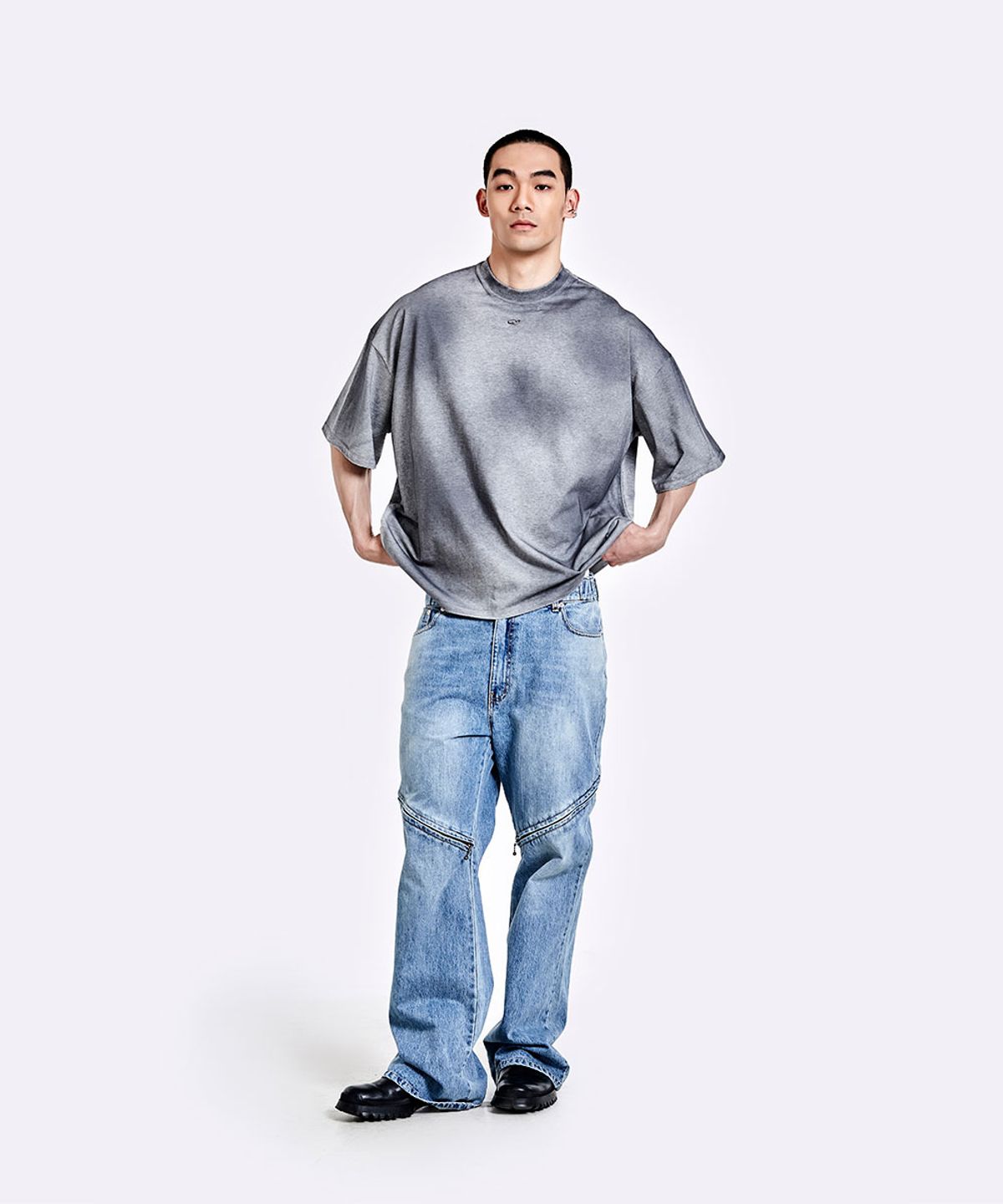 51퍼센트(51PERCENT) Dying t shirt - grey