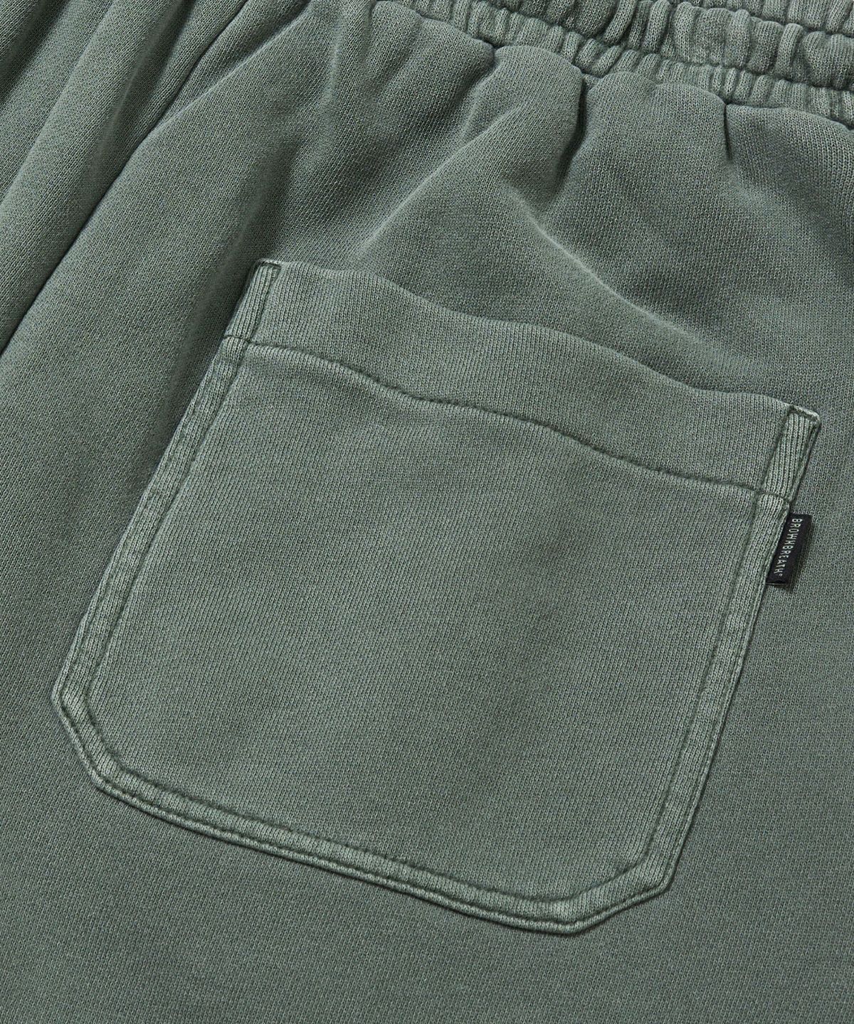 브라운브레스(BROWNBREATH) TAG PIGMENT SHORTS - KHAKI