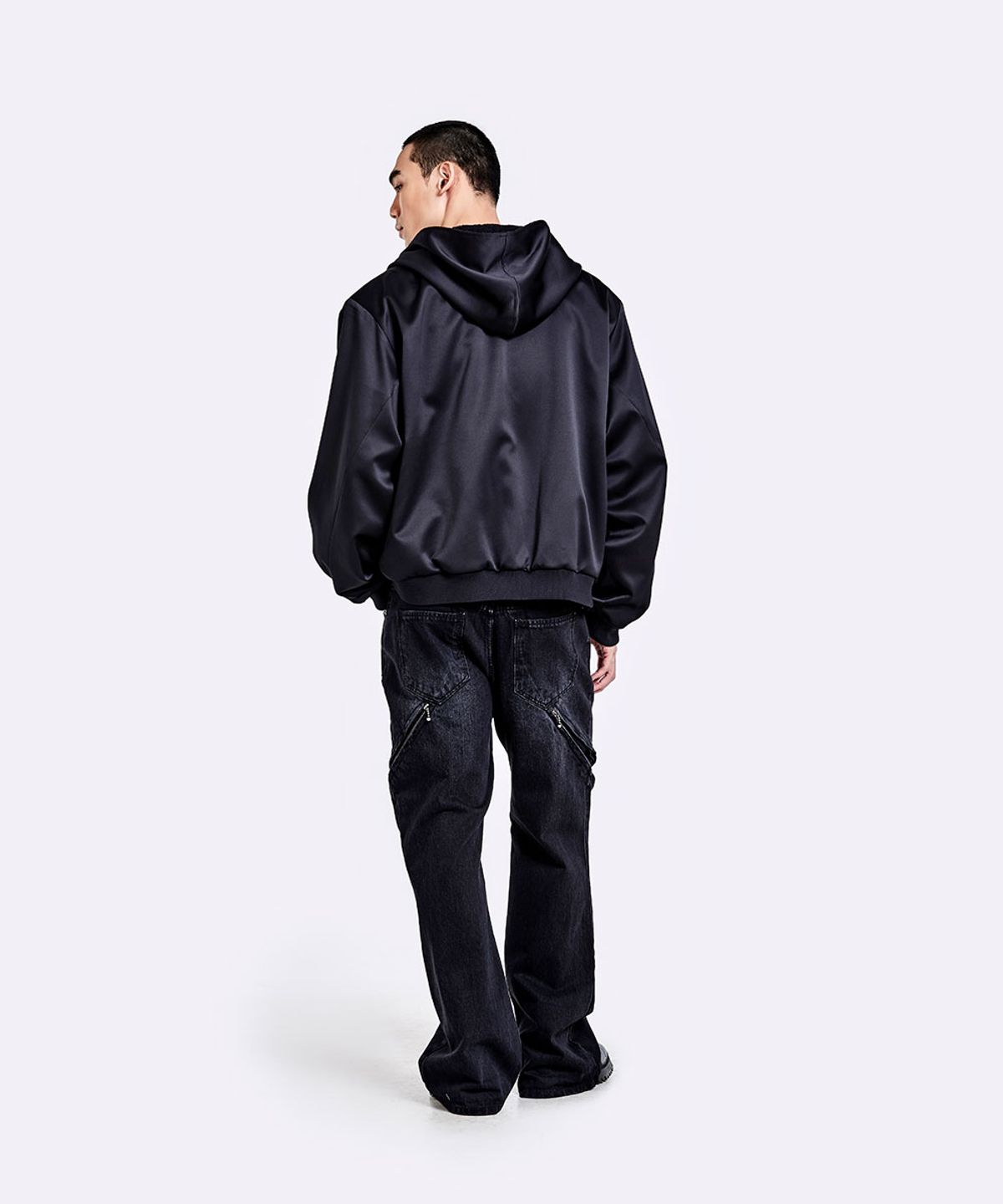 51퍼센트(51PERCENT) Devils denim pants - Washed black