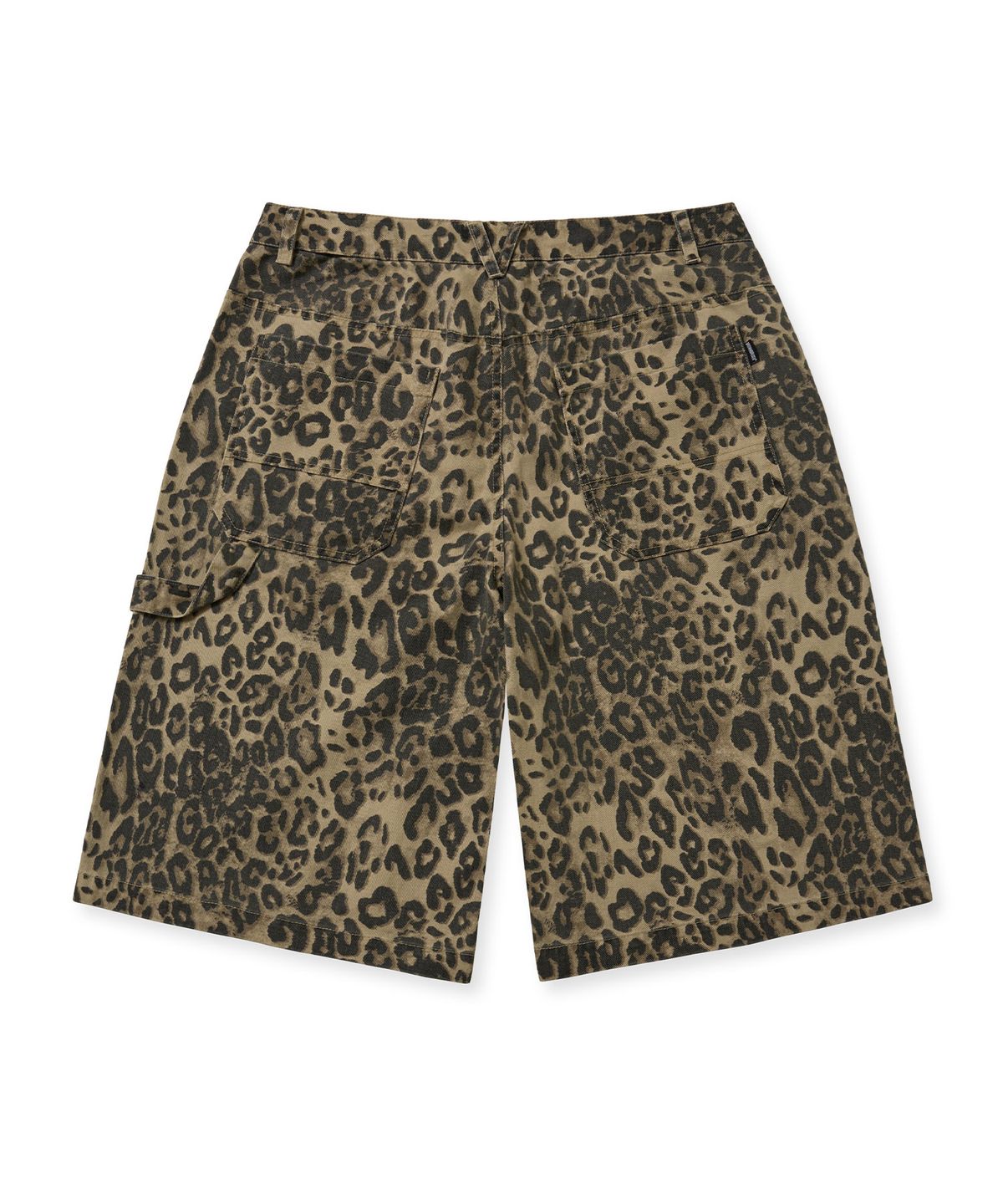 브라운브레스(BROWNBREATH) TAG LEOPARD BERMUDA SHORTS - BEIGE
