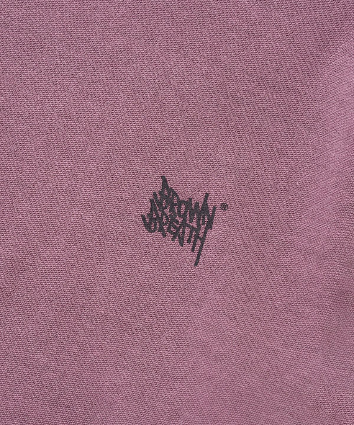 브라운브레스(BROWNBREATH) PIGMENT TAG TEE - PURPLE