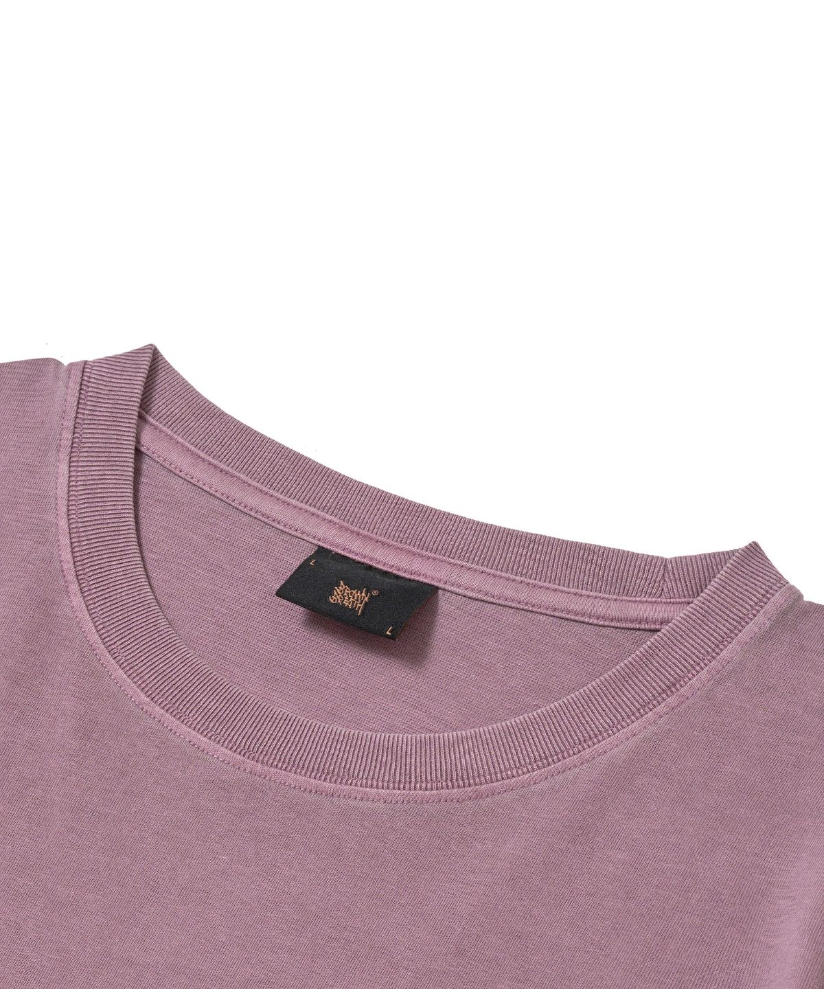 브라운브레스(BROWNBREATH) PIGMENT TAG TEE - PURPLE