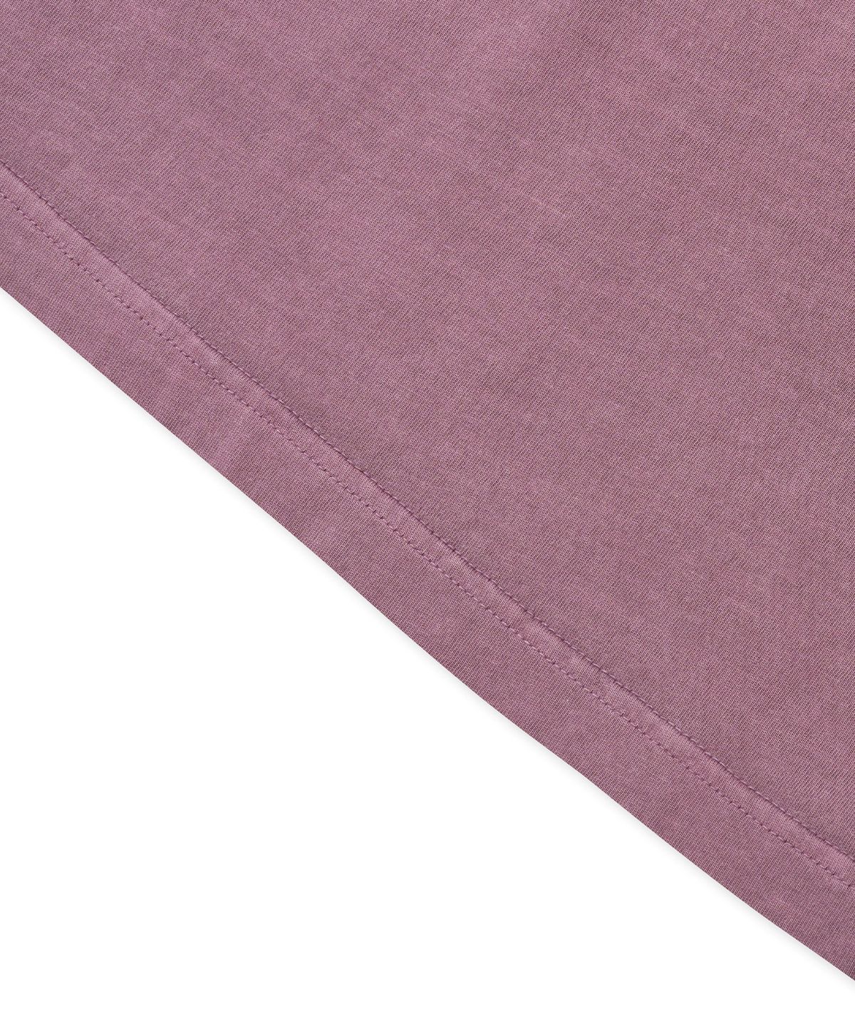 브라운브레스(BROWNBREATH) PIGMENT TAG TEE - PURPLE