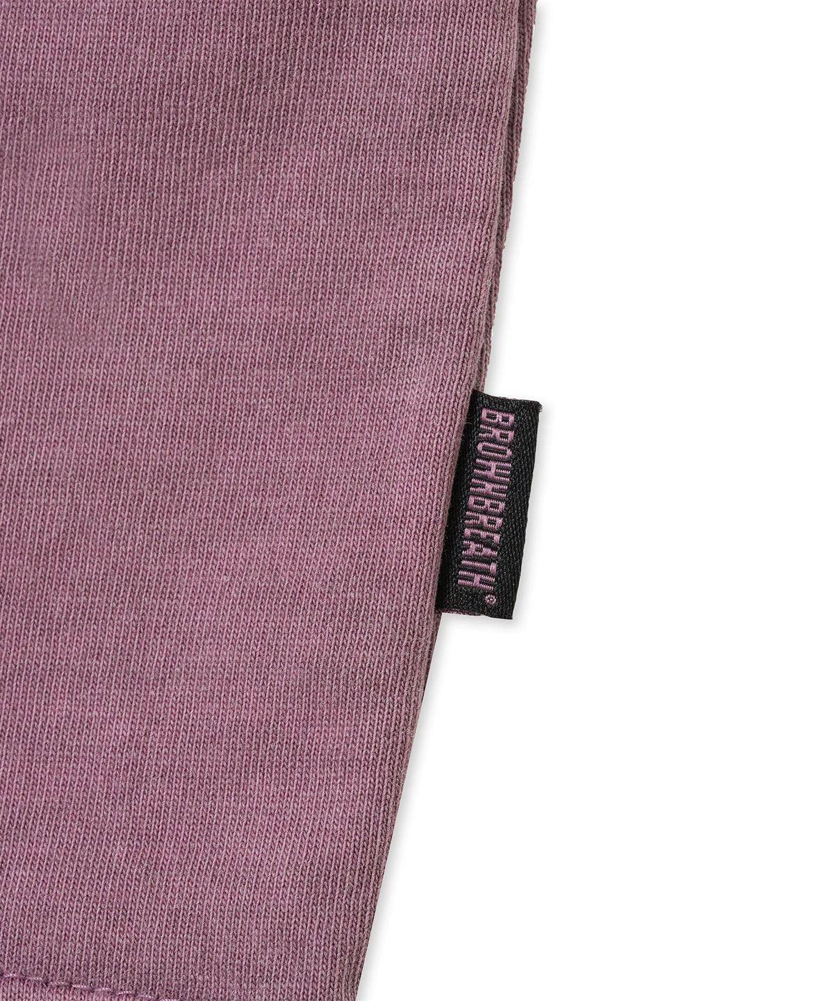 브라운브레스(BROWNBREATH) PIGMENT TAG TEE - PURPLE