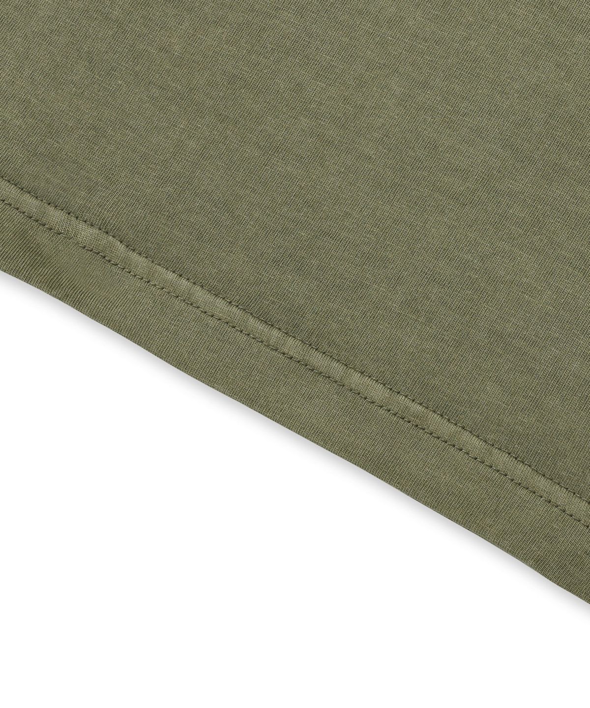 브라운브레스(BROWNBREATH) PIGMENT TAG TEE - OLIVE