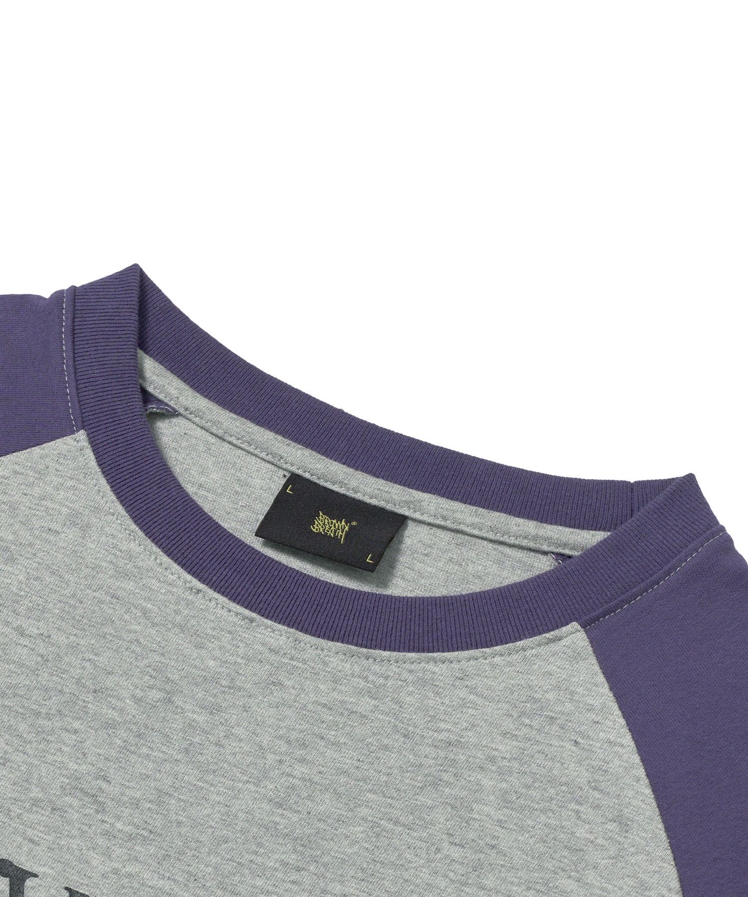 ★BROWNBREATH★ EVERYONE LIES RAGLAN TEE MELANGE GREY MUSINSA | BROWNBREATH EVERYONE LIES RAGLAN TEE - MELANGE GREY