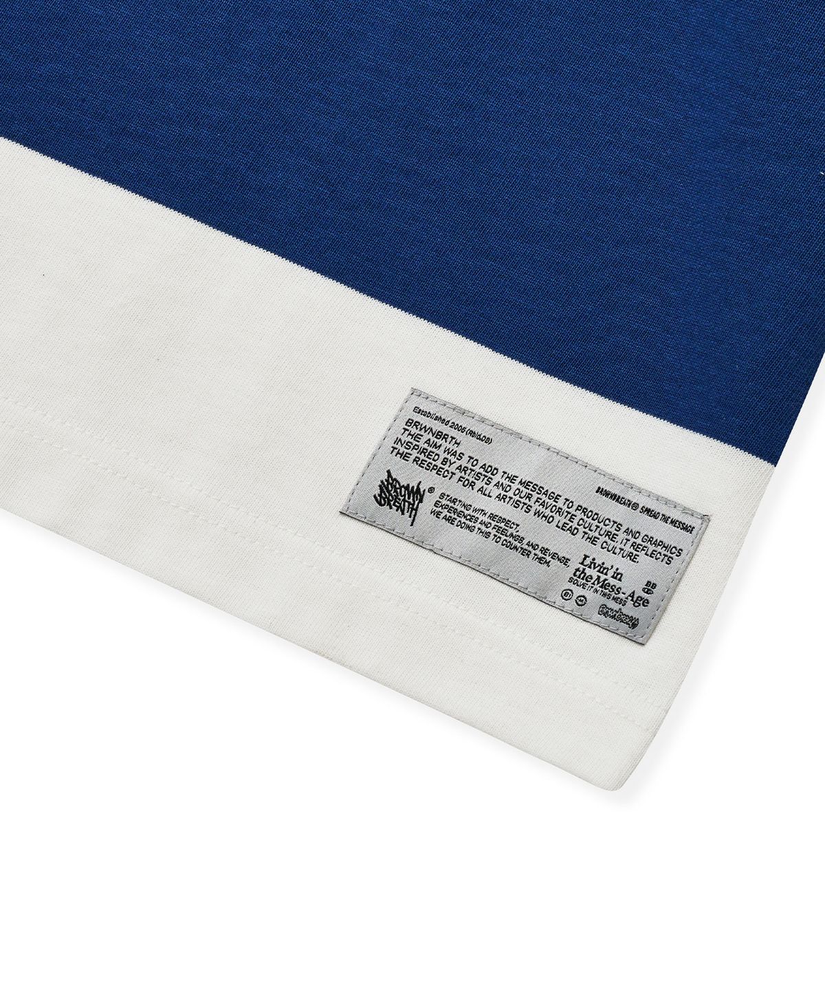 브라운브레스(BROWNBREATH) PROPERLY RUGBY TEE - WHITE