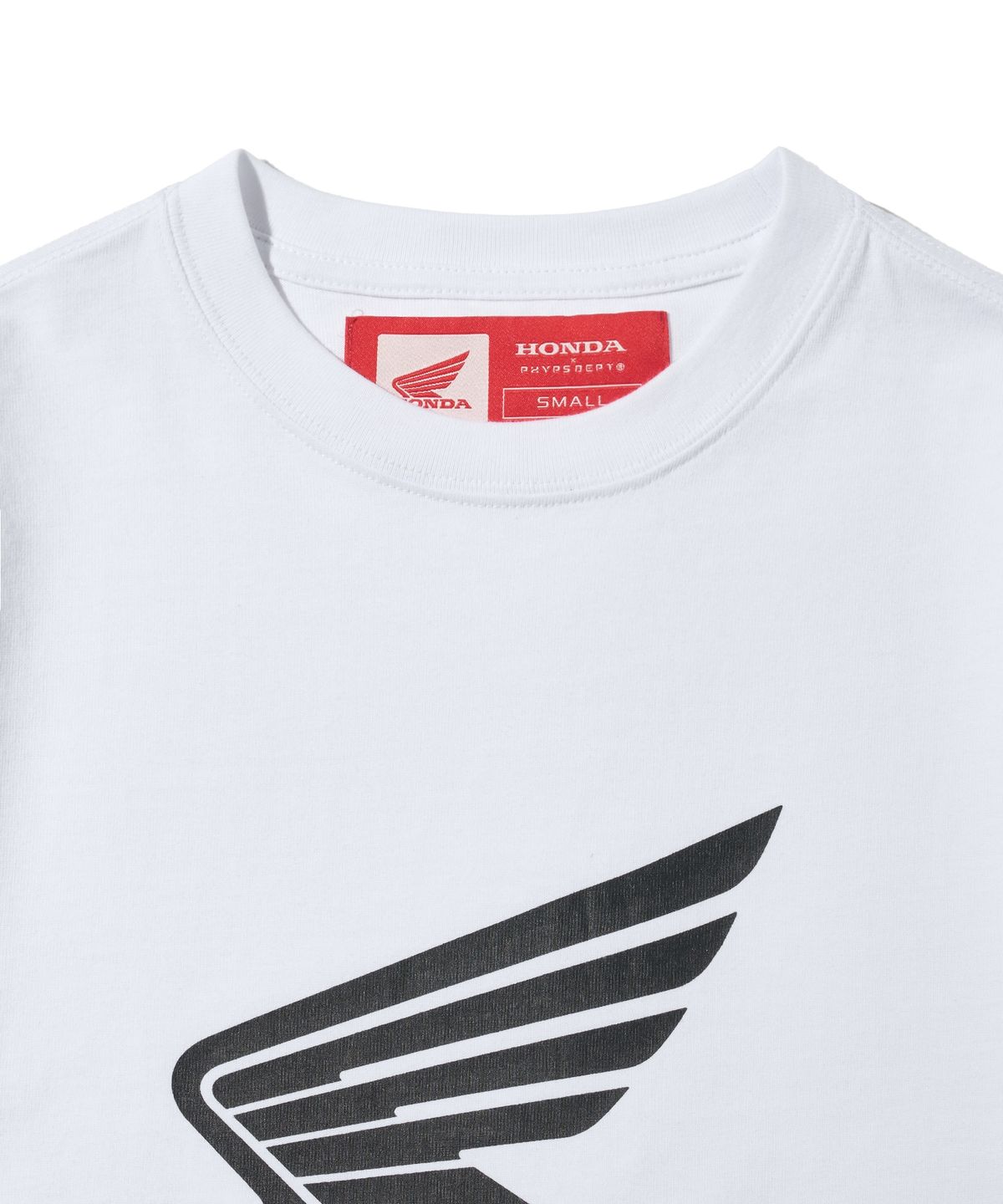 핍스 모터사이클(PHYPS MOTORCYCLE) Womens Wing Collect Logo Short Sleeve White