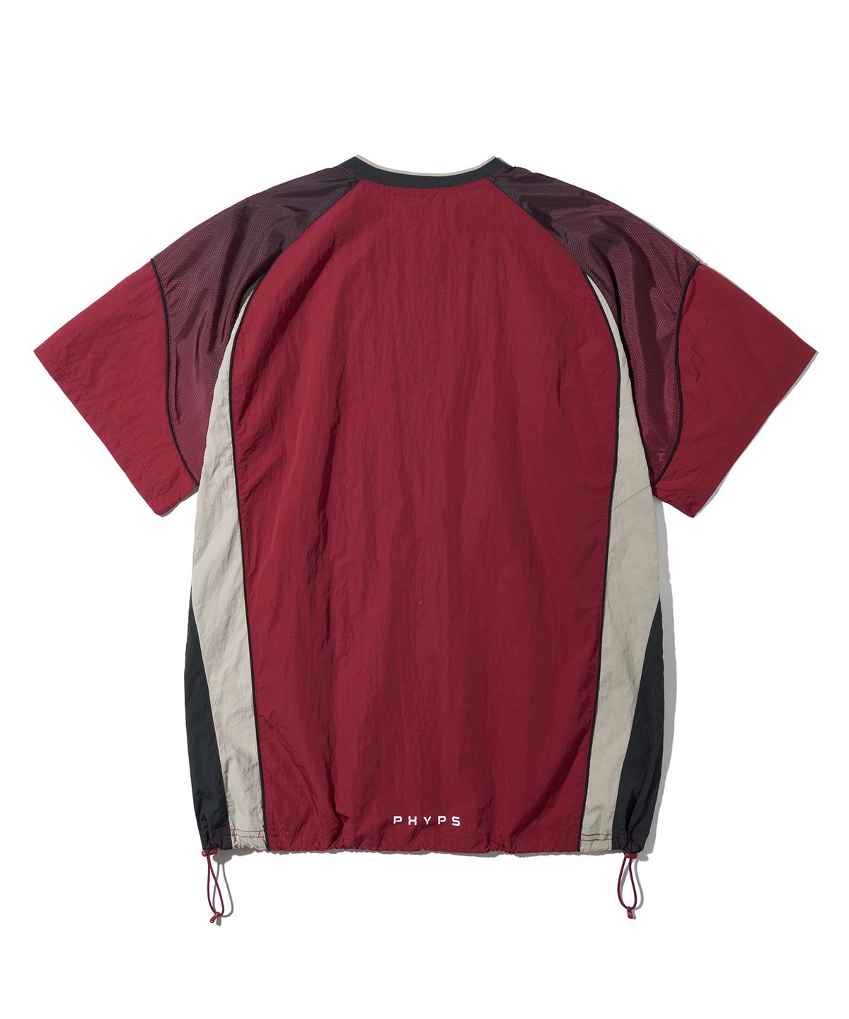 핍스 모터사이클(PHYPS MOTORCYCLE) Speed Track nylon T-shirt Red