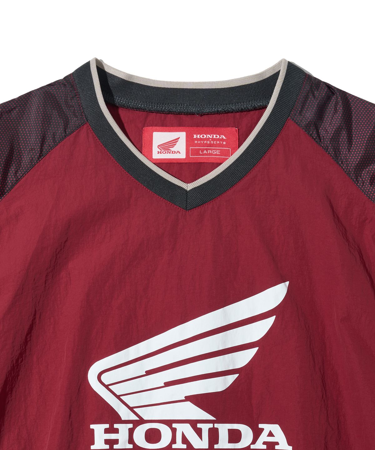 핍스 모터사이클(PHYPS MOTORCYCLE) Speed Track nylon T-shirt Red