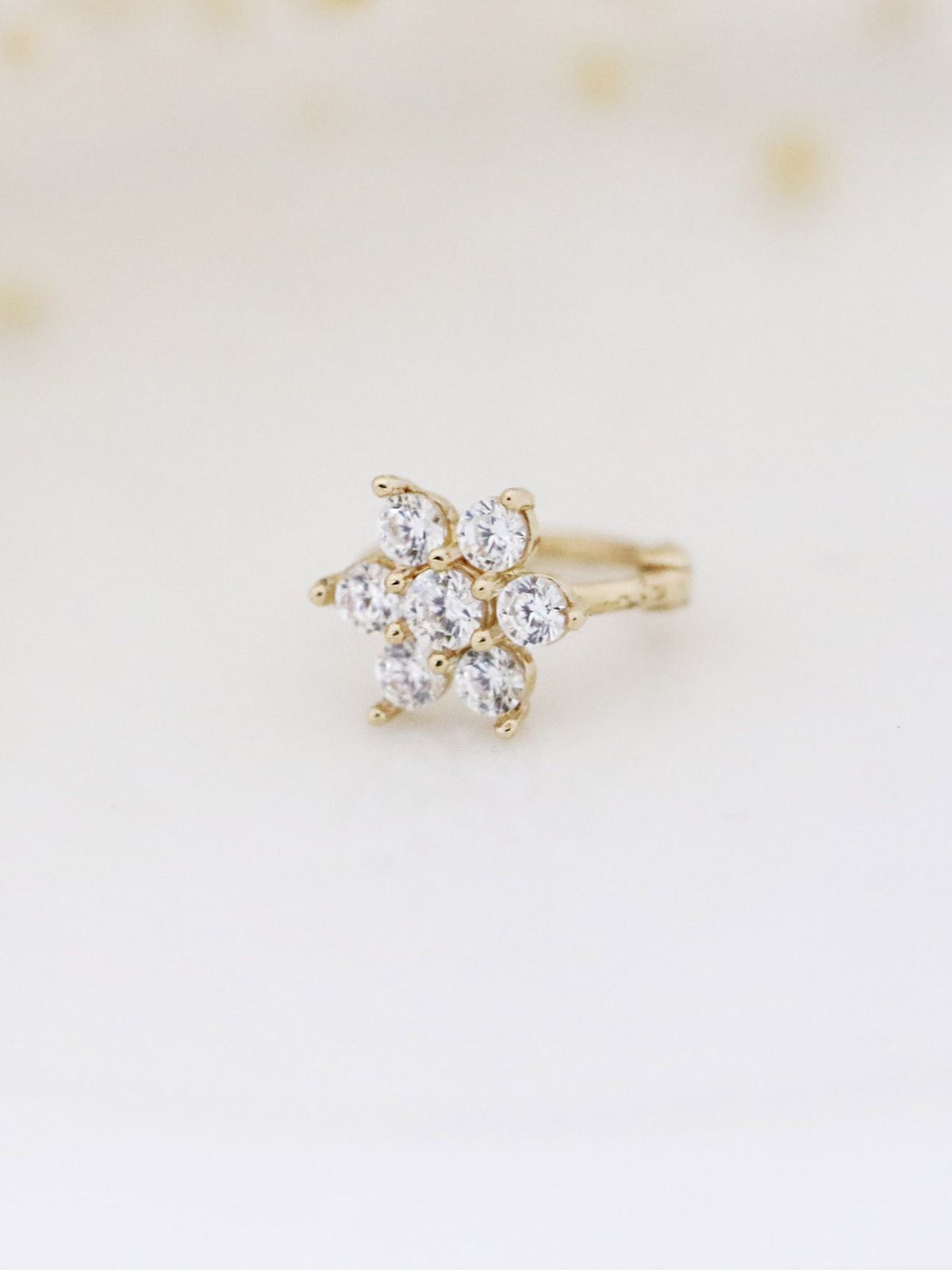 미니멀피어싱(MINIMALPIERCING) 14K 플라워 링피어싱 귀걸이
