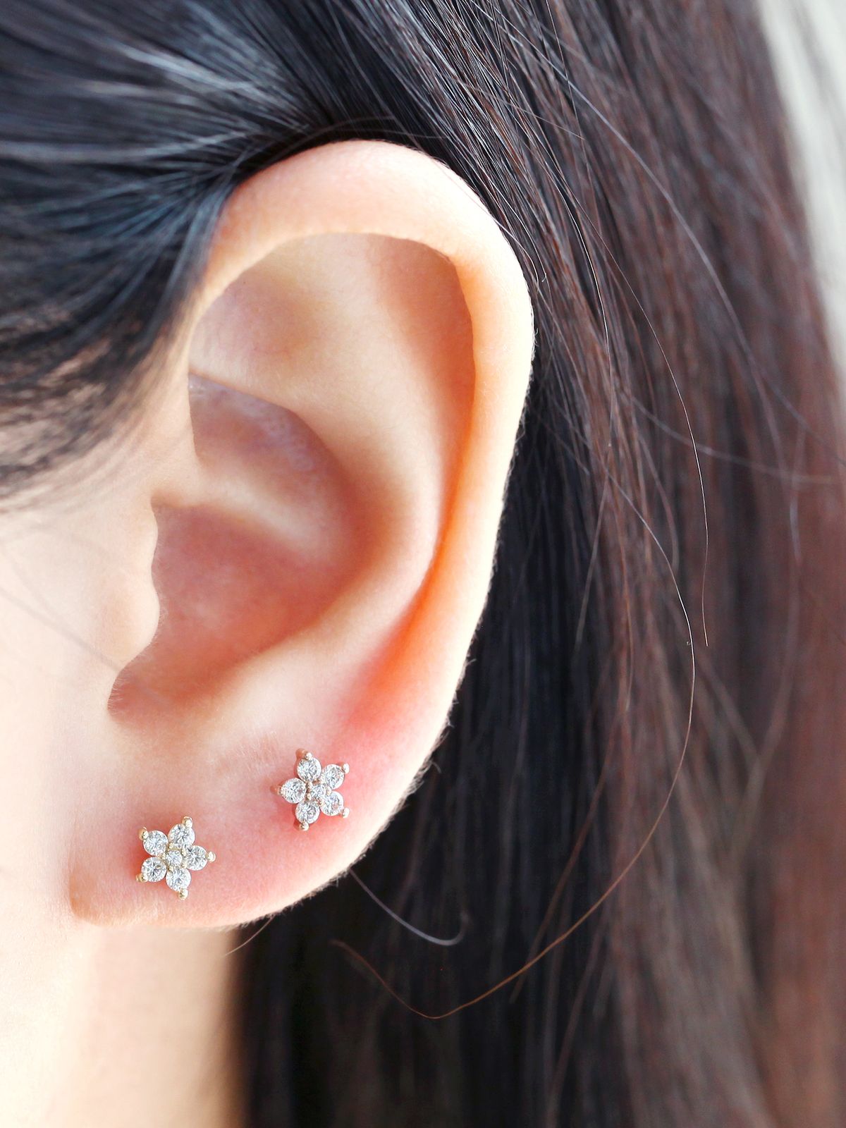 미니멀피어싱(MINIMALPIERCING) 14K 베스트 플라워 라블렛 피어싱