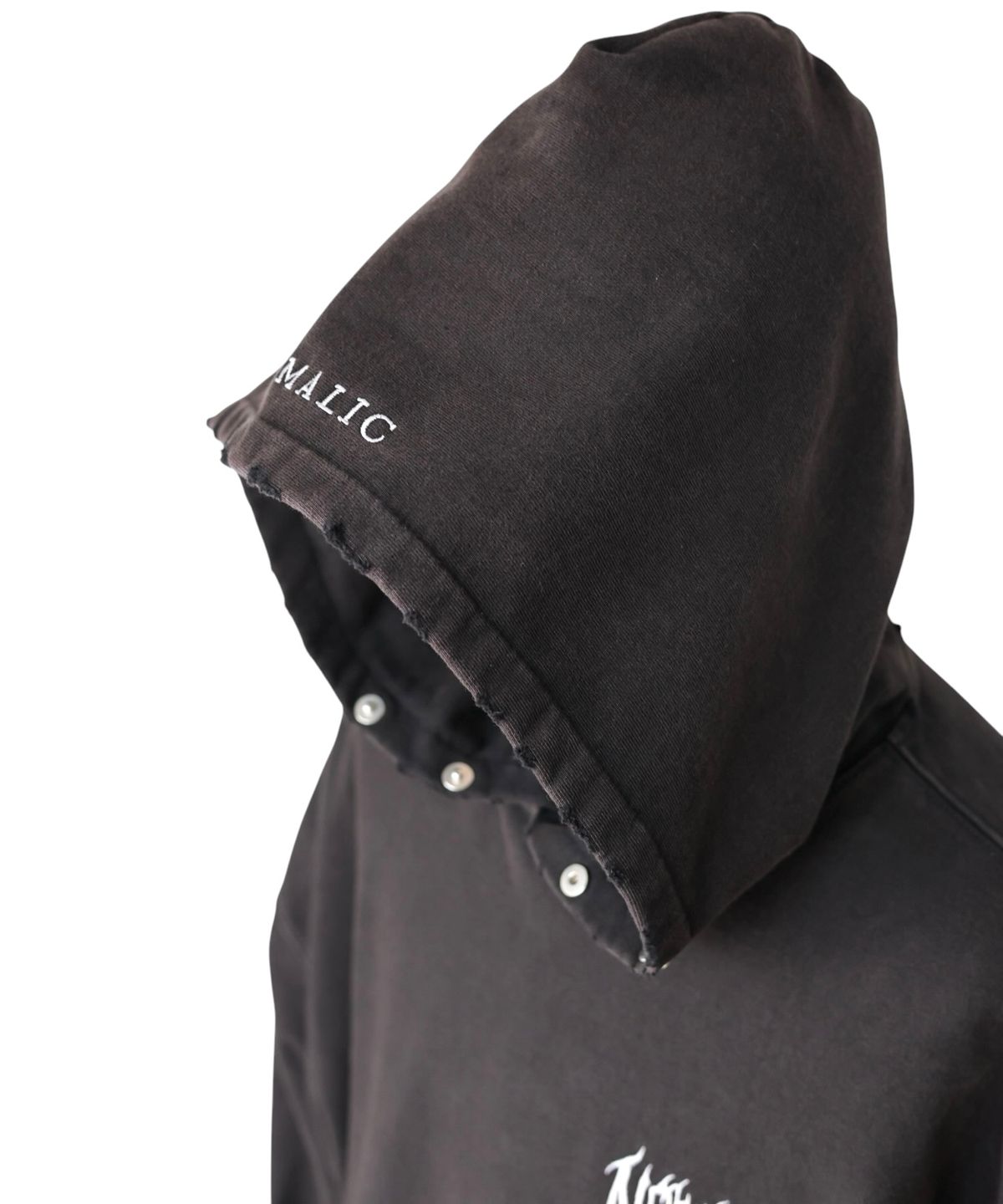 노말릭(NOMALIC) Faded Hoodie - Washed Black