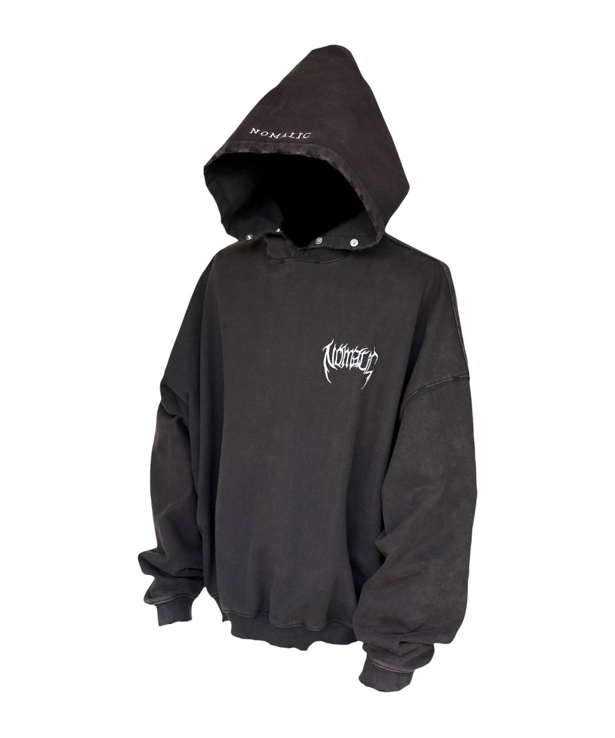 노말릭(NOMALIC) Faded Hoodie - Washed Black