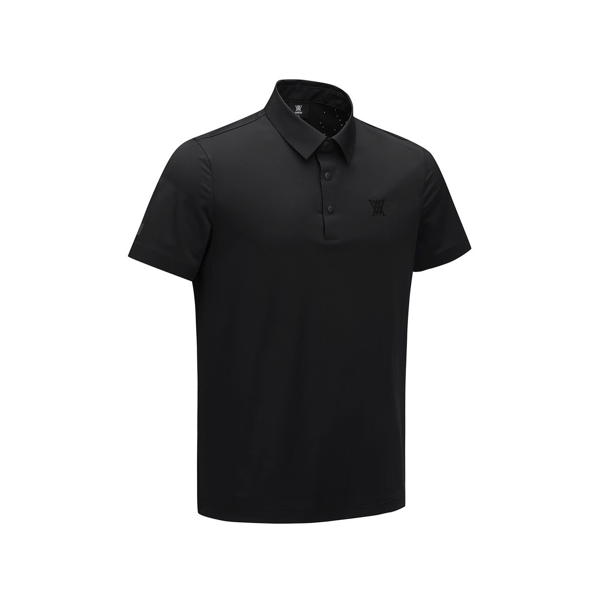 어뉴골프(ANEW GOLF) MEN SM BLACK FINISH SHORT T-SHIRT_BK
