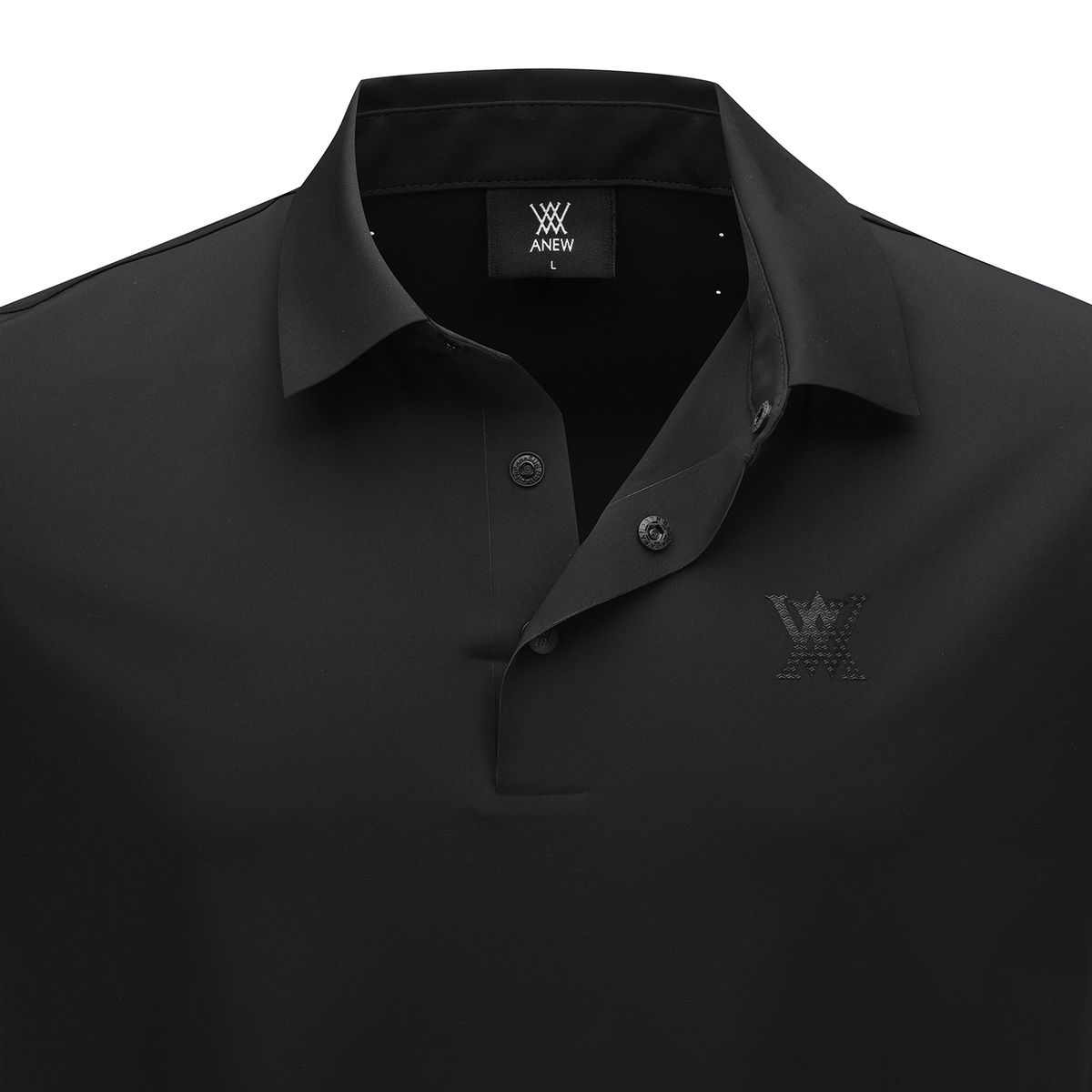 어뉴골프(ANEW GOLF) MEN SM BLACK FINISH SHORT T-SHIRT_BK