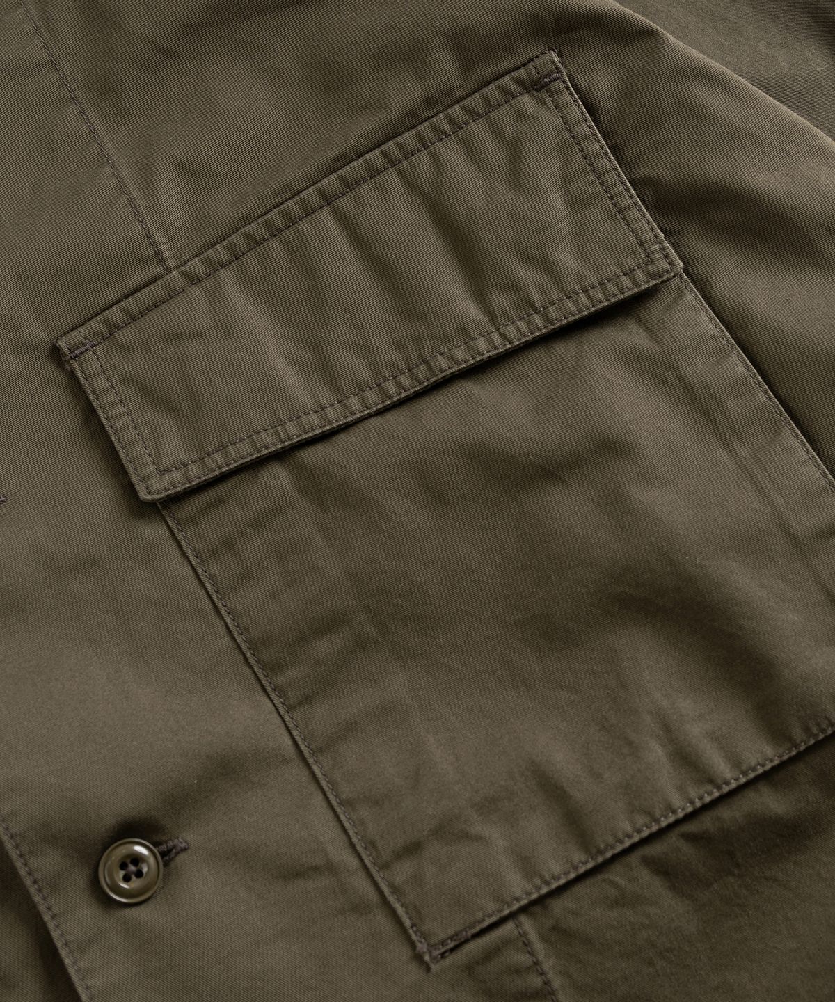 와일드 브릭스(WILD BRICKS) W23 MILITARY SHIRT JACKET (olive)